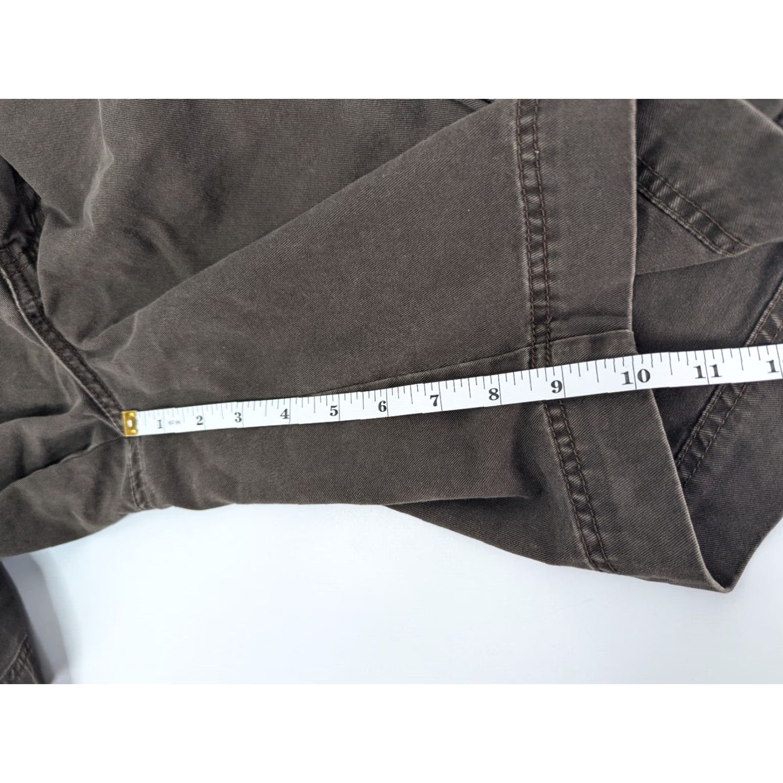 Merona Merona Cargo Shorts Mens 38 Brown Cotton Canvas Zip Front Casual Baggy Cargo Pocket Merona Mens 38 Brown Canvas Cotton Y2K Hiking Grunge Size US 38 / EU 54 - 3 Thumbnail
