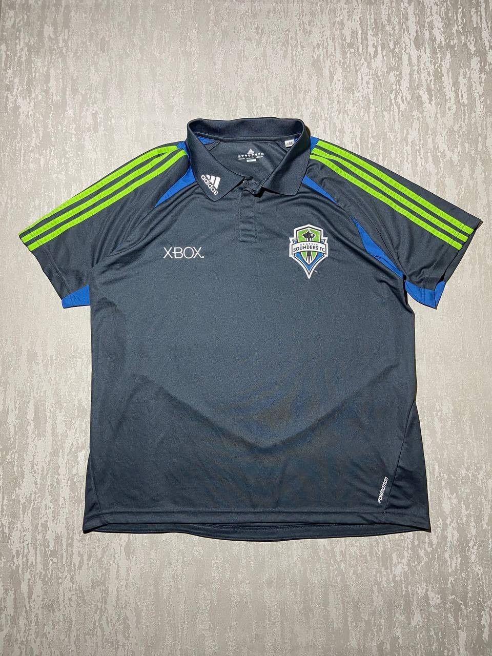 Adidas Vintage Adidas Seattle Sounders FC Training Shirt MLS Jersey Size US XL / EU 56 / 4 - 1 Thumbnail