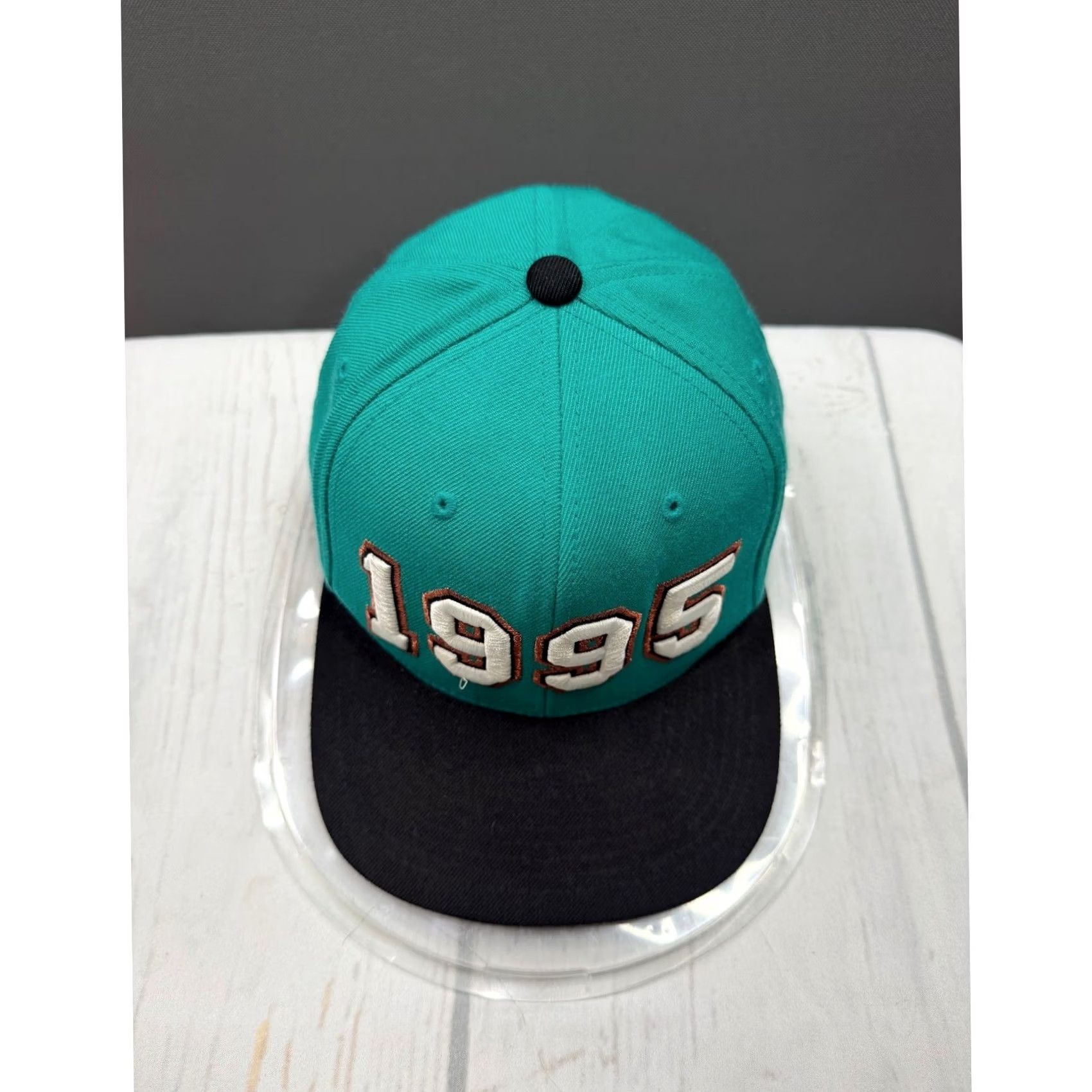 Mitchell & Ness Mitchell & Ness Snapback Hat Unisex Teal 1995 Hardwood Classics OSFA Size ONE SIZE - 2 Thumbnail