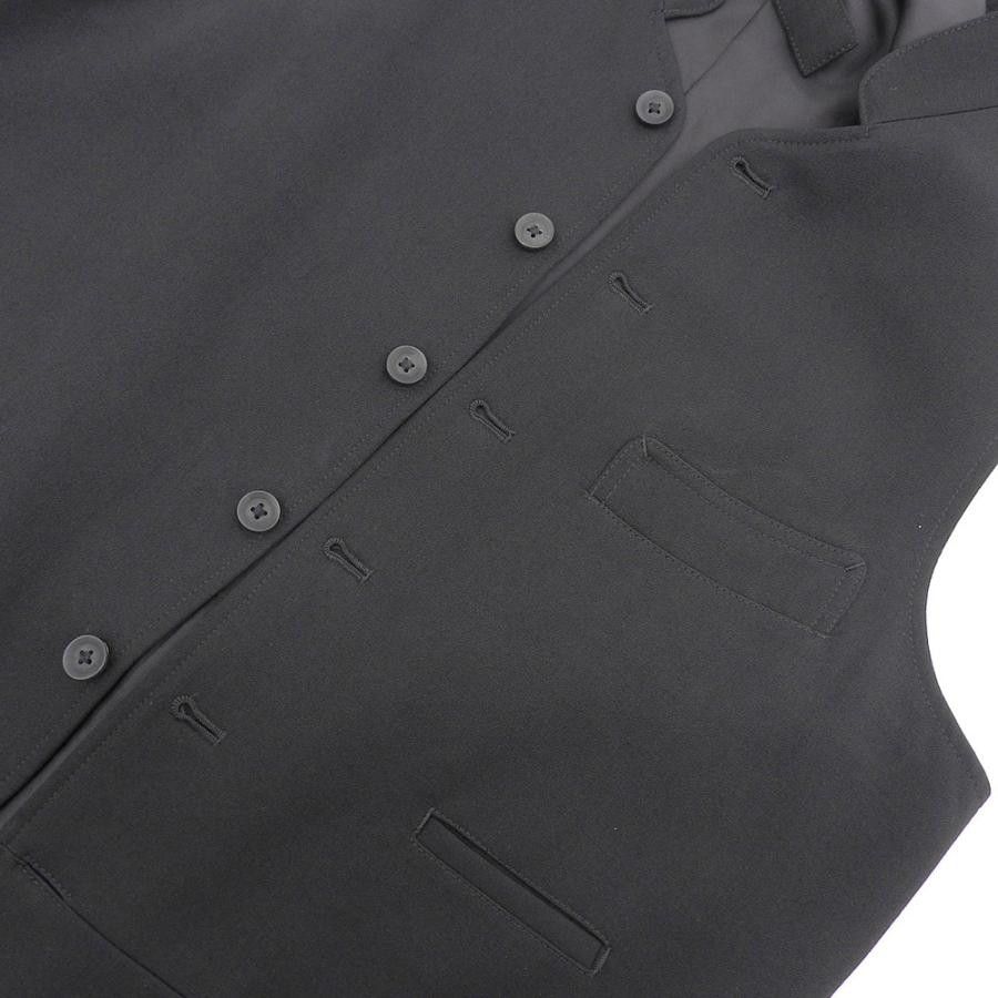 Yohji Yamamoto Yohji Yamamoto Pour Homme -W/Gabardine 7BS Stand Collar Vest Size US L / EU 52-54 / 3 - 4 Thumbnail
