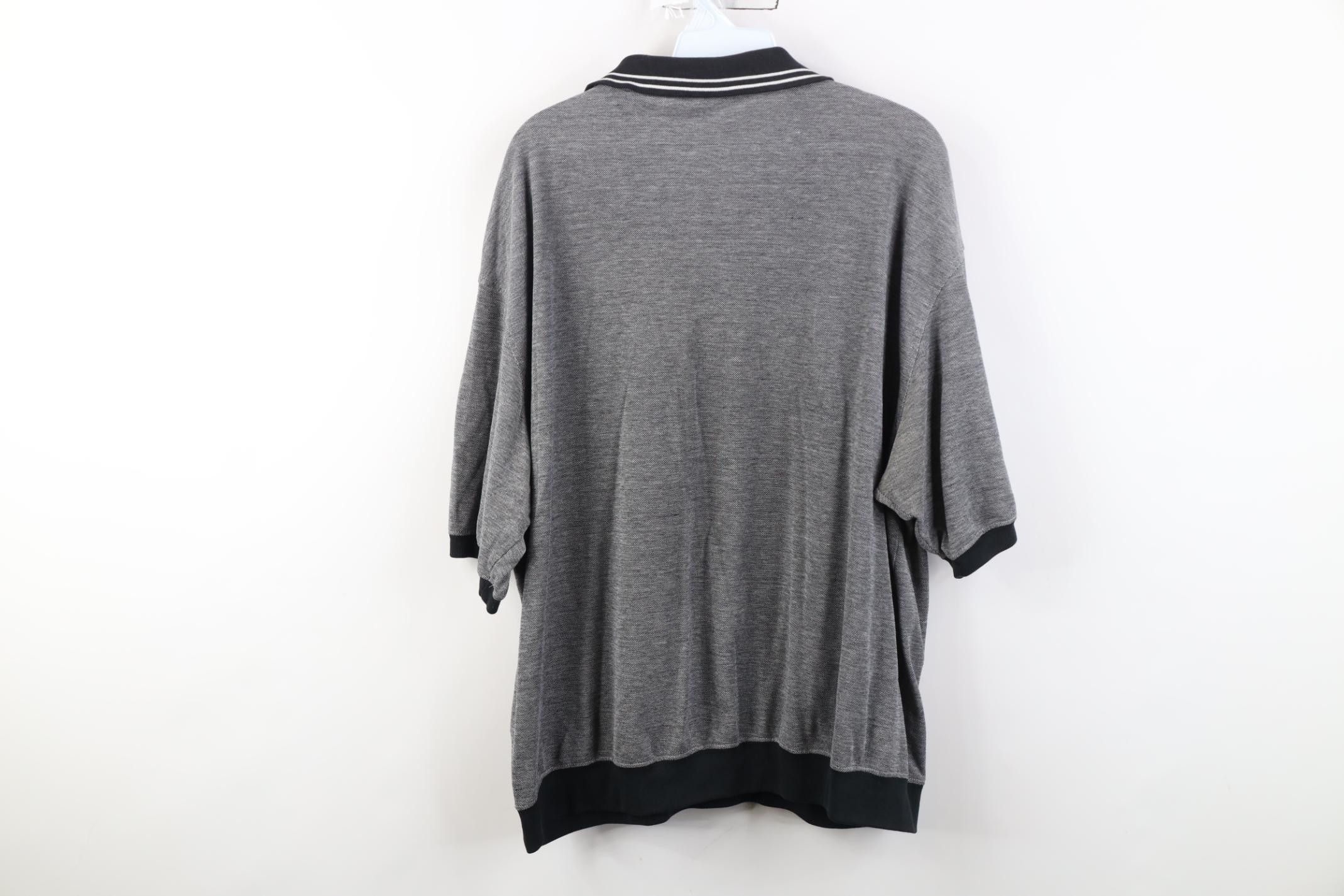 Vintage Vintage 90s Streetwear Collared Pullover Polo Shirt Gray Size US XL / EU 56 / 4 - 11 Thumbnail