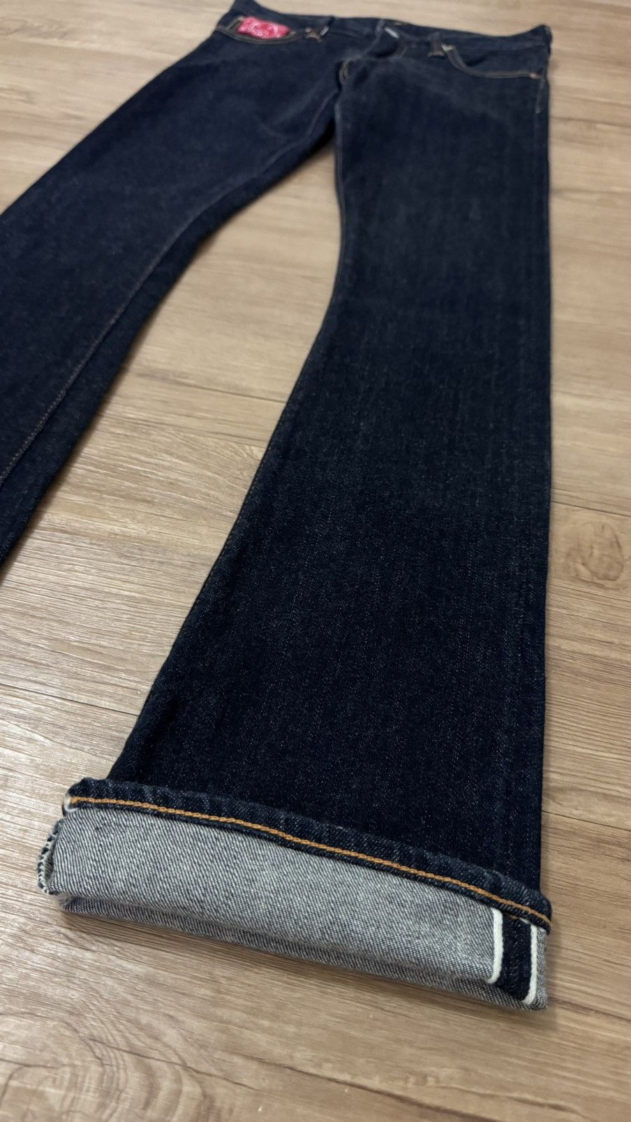 Evisu Evisu Donna Selvedge Flare Bootcut Jeans Size 27" / US 4 / IT 40 - 2 Thumbnail