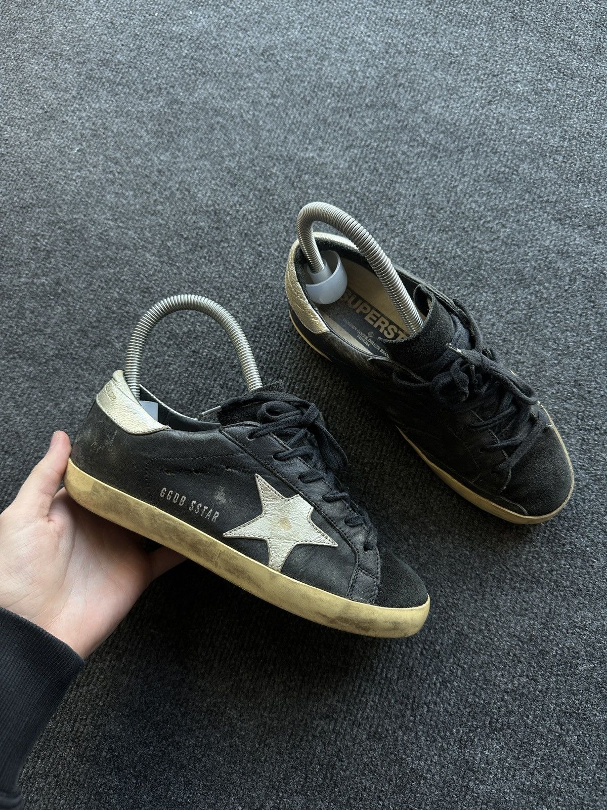 Golden Goose GOLDEN GOOSE 🚨 RARE SUPERSTAR BIG LOGO DIRTY SHOES WMN Size US 6 / IT 36 - 1 Thumbnail