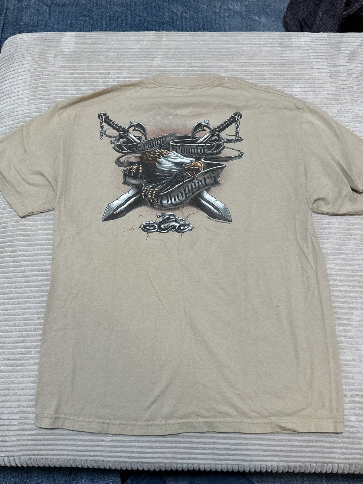 Vintage Orange County Choppers Vintage Motorcycle Shirt Y2K Eagle Size US XL / EU 56 / 4 - 4 Thumbnail