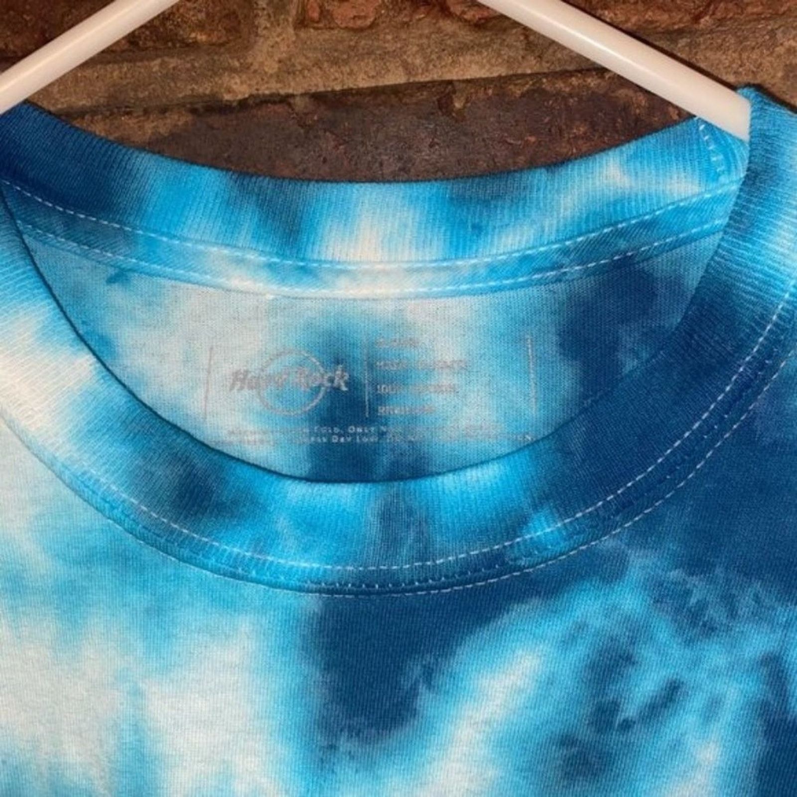 Hard Rock Cafe Hard Rock Custom Blue Tie Dye Graphic T-Shirt XL Size US XL / EU 56 / 4 - 3 Thumbnail