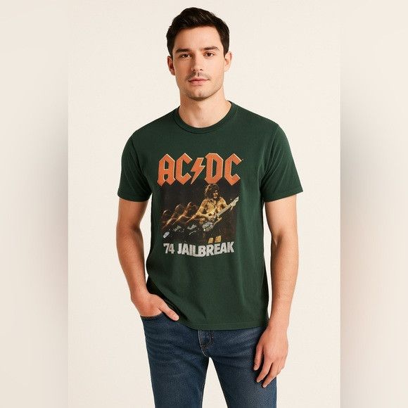 AC/DC AC/DC ’74 Jailbreak Graphic Band T-Shirt Men’s Size M Size US M / EU 48-50 / 2 - 1 Thumbnail