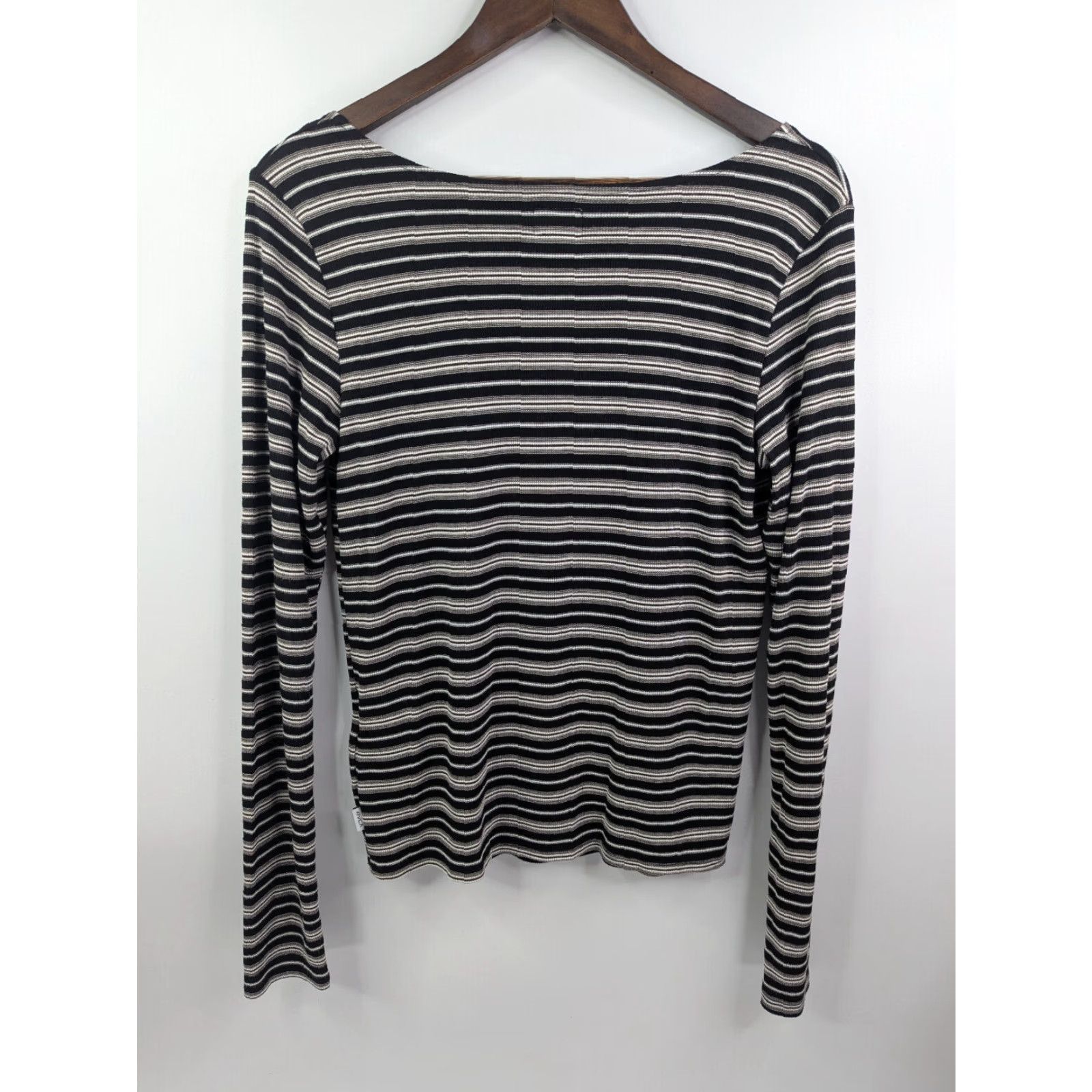 RVCA RVCA Women's Guarded Long Sleeve Henley Shirt L/12 Retro Skate School Size M / US 6-8 / IT 42-44 - 4 Thumbnail
