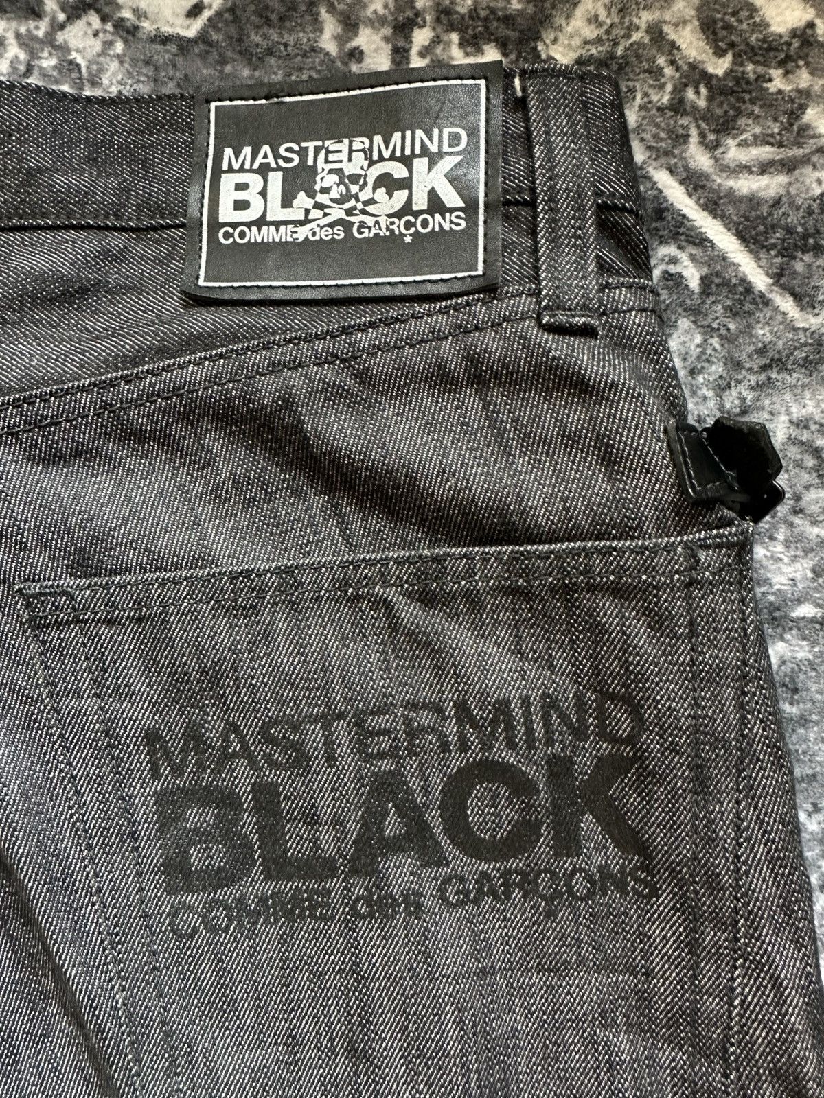 Comme des Garcons MASTERMIND JAPAN X COMME DES GARCONS PLEATED WRAPSKIRT DENIM Size US 34 / EU 50 - 5 Thumbnail