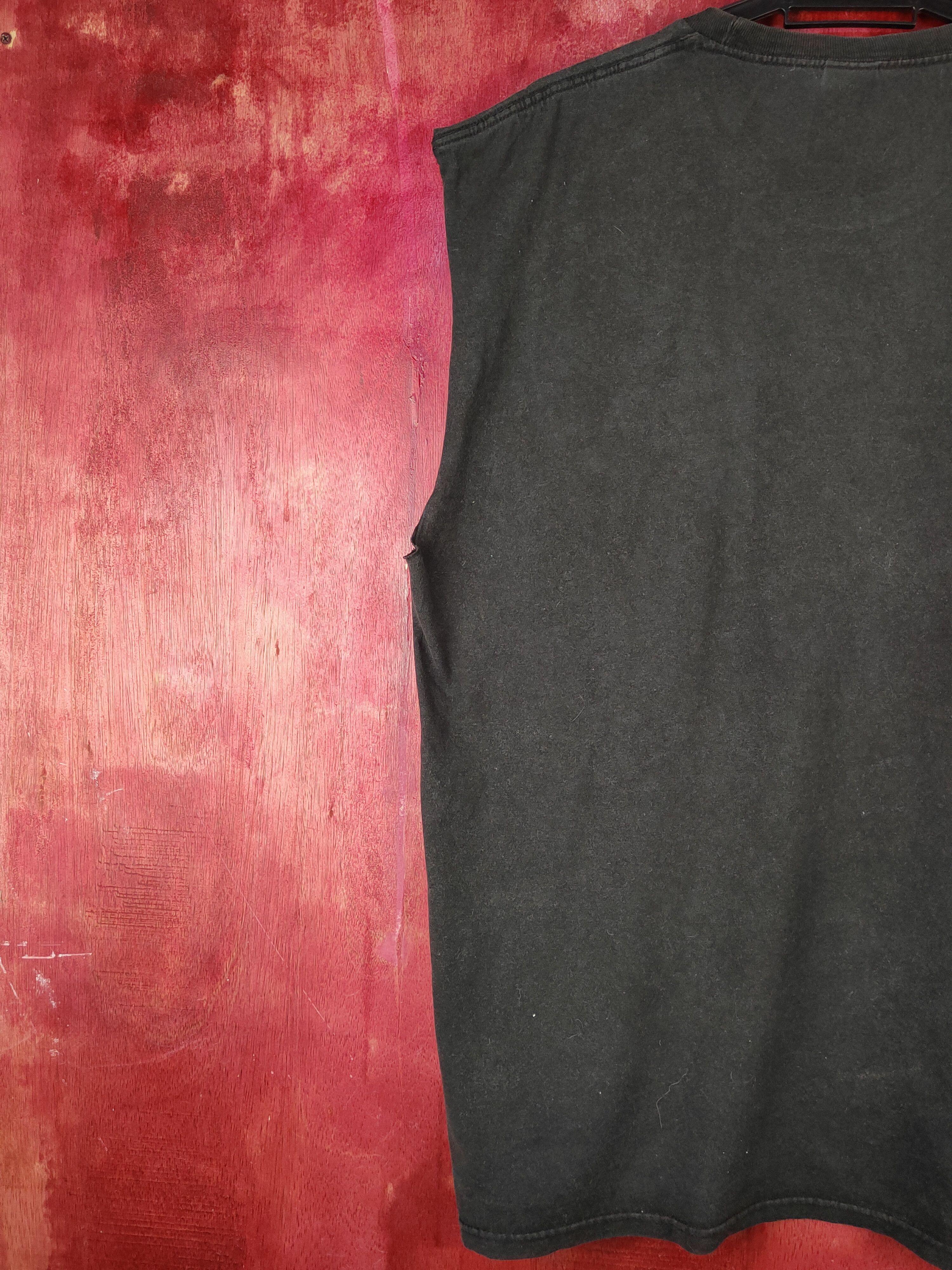 Stussy Stussy Black Faded Sleeveless vintage worn tee #S2045 Size US XL / EU 56 / 4 - 9 Thumbnail