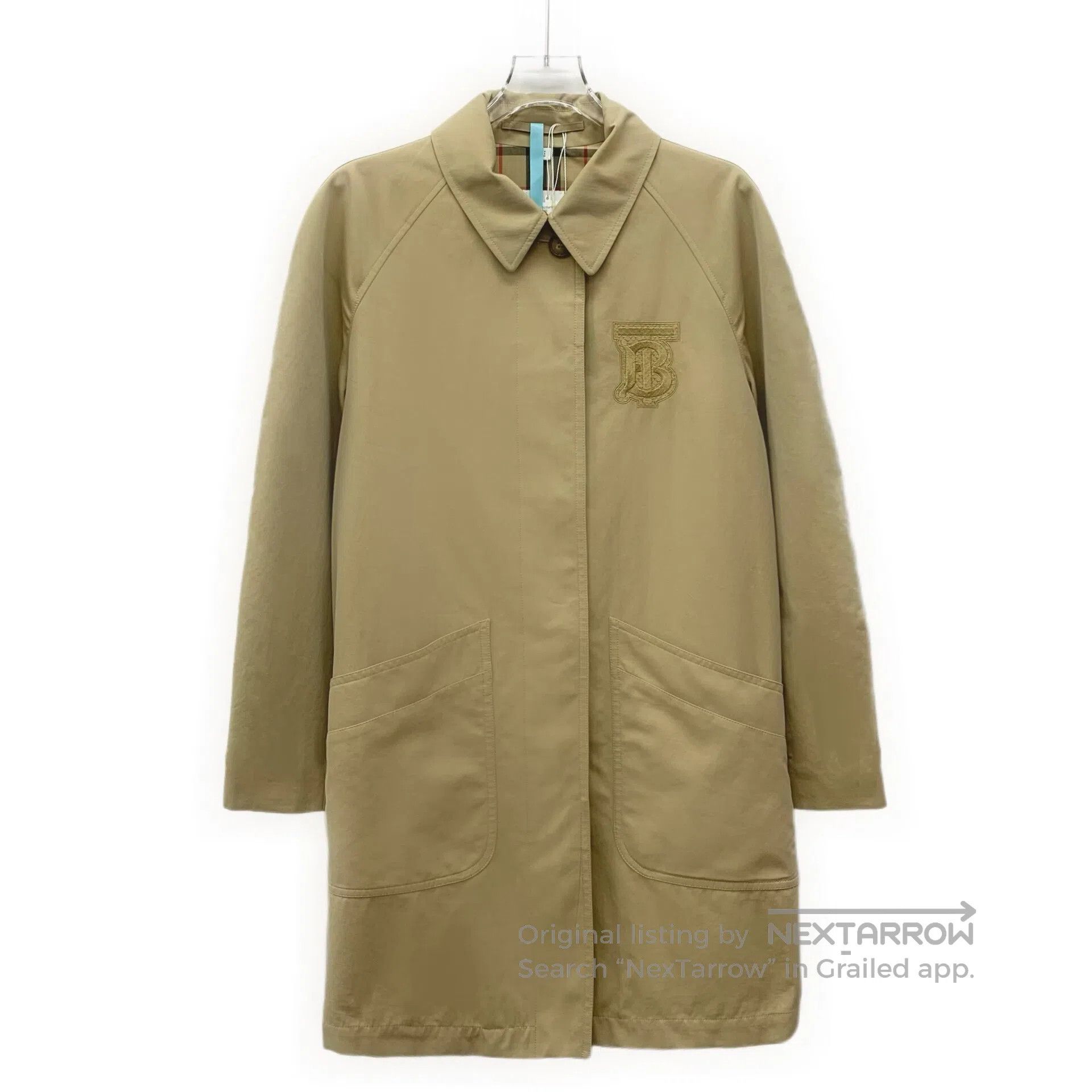 Burberry Burberry Brown TB Letter Embroidered Cotton Reversible Col Size XS / US 0-2 / IT 36-38 - 1 Thumbnail