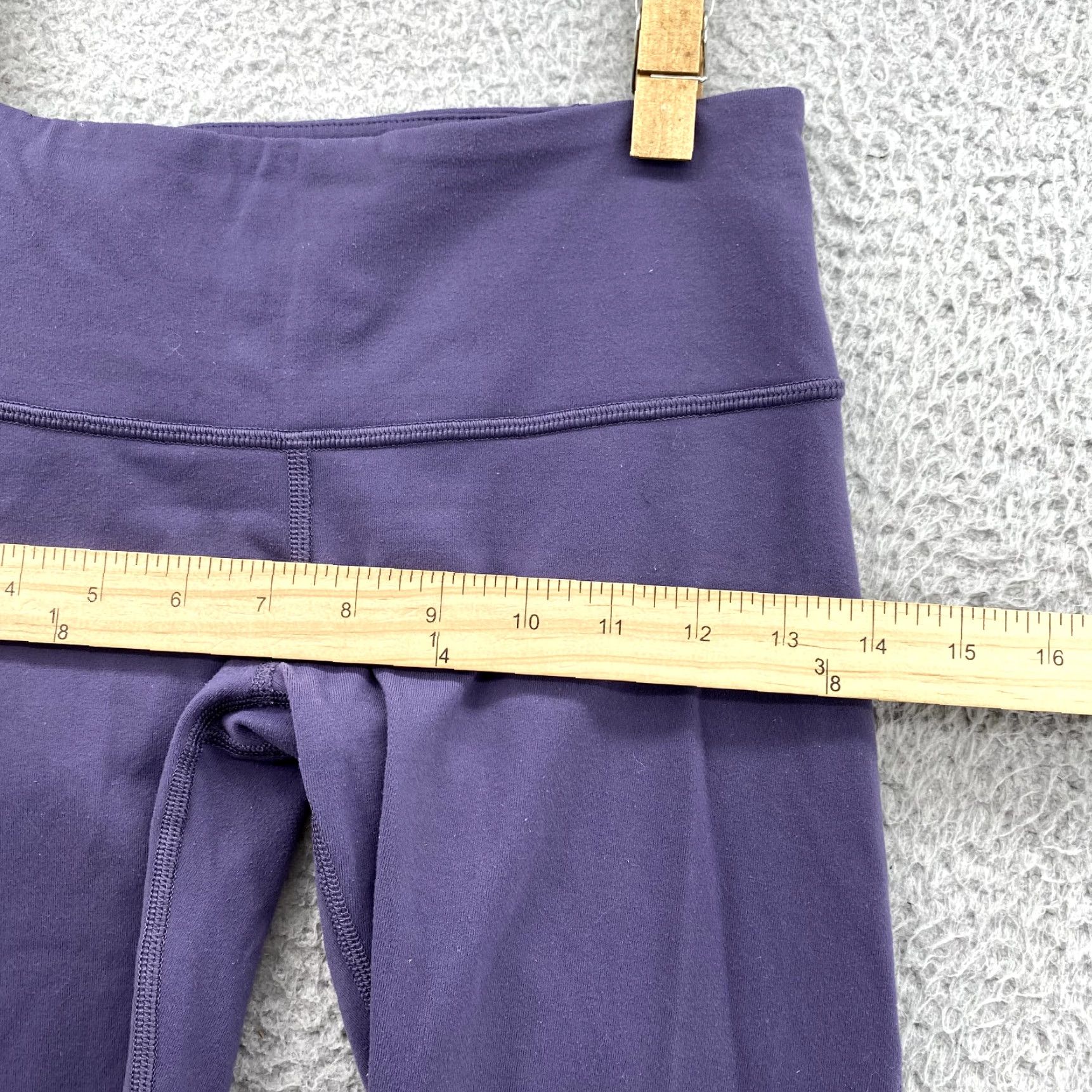 Lululemon Lululemon Leggings Women's 4 Purple Crop Low Rise Running Jogging Gym Athleisure Size 27" / US 4 / IT 40 - 7 Thumbnail