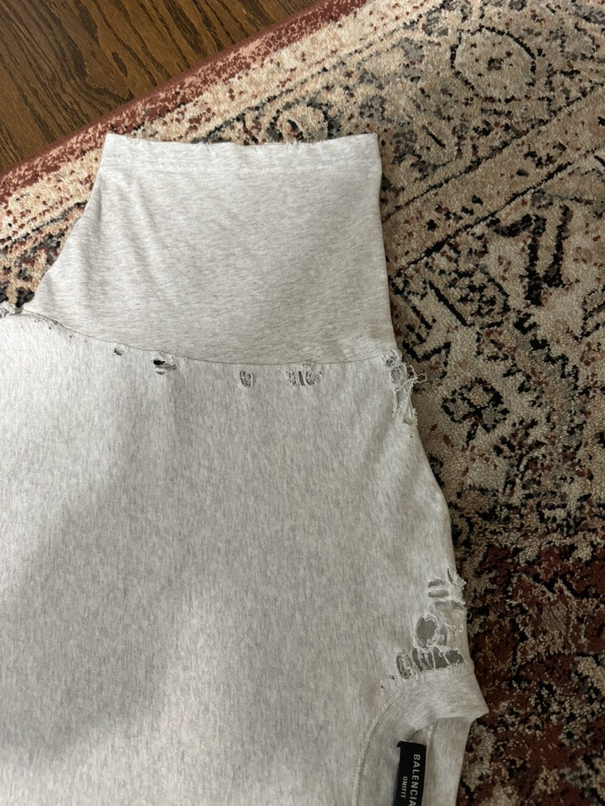 Balenciaga Balenciaga Destroyed 3B T-Shirt Size US S / EU 44-46 / 1 - 5 Thumbnail
