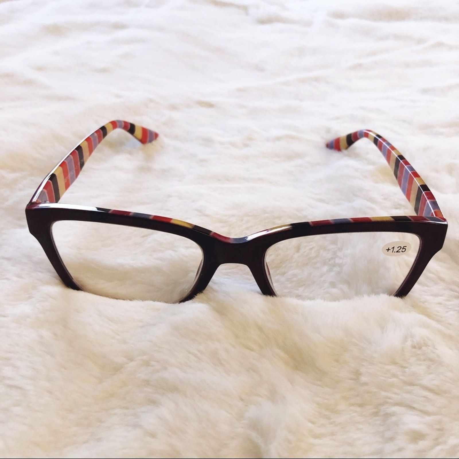 Other Brooke Black Half Rim Rectangle Reader Glasses Size ONE SIZE - 10 Thumbnail