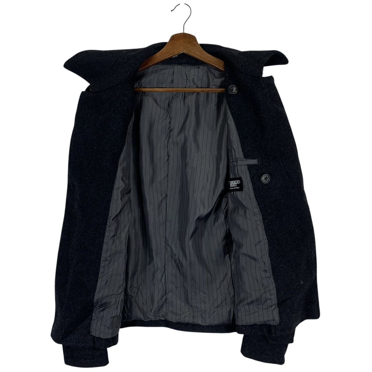 Tornado Mart Vintage Tornado Mart double-breasted wool peacoat Size L / US 10 / IT 46 - 6 Thumbnail
