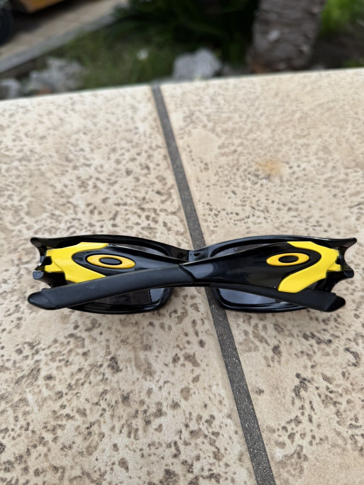 Oakley Oakley Sunglasses STRAIGHT Yellow/Black 12-792 Size ONE SIZE - 8 Thumbnail