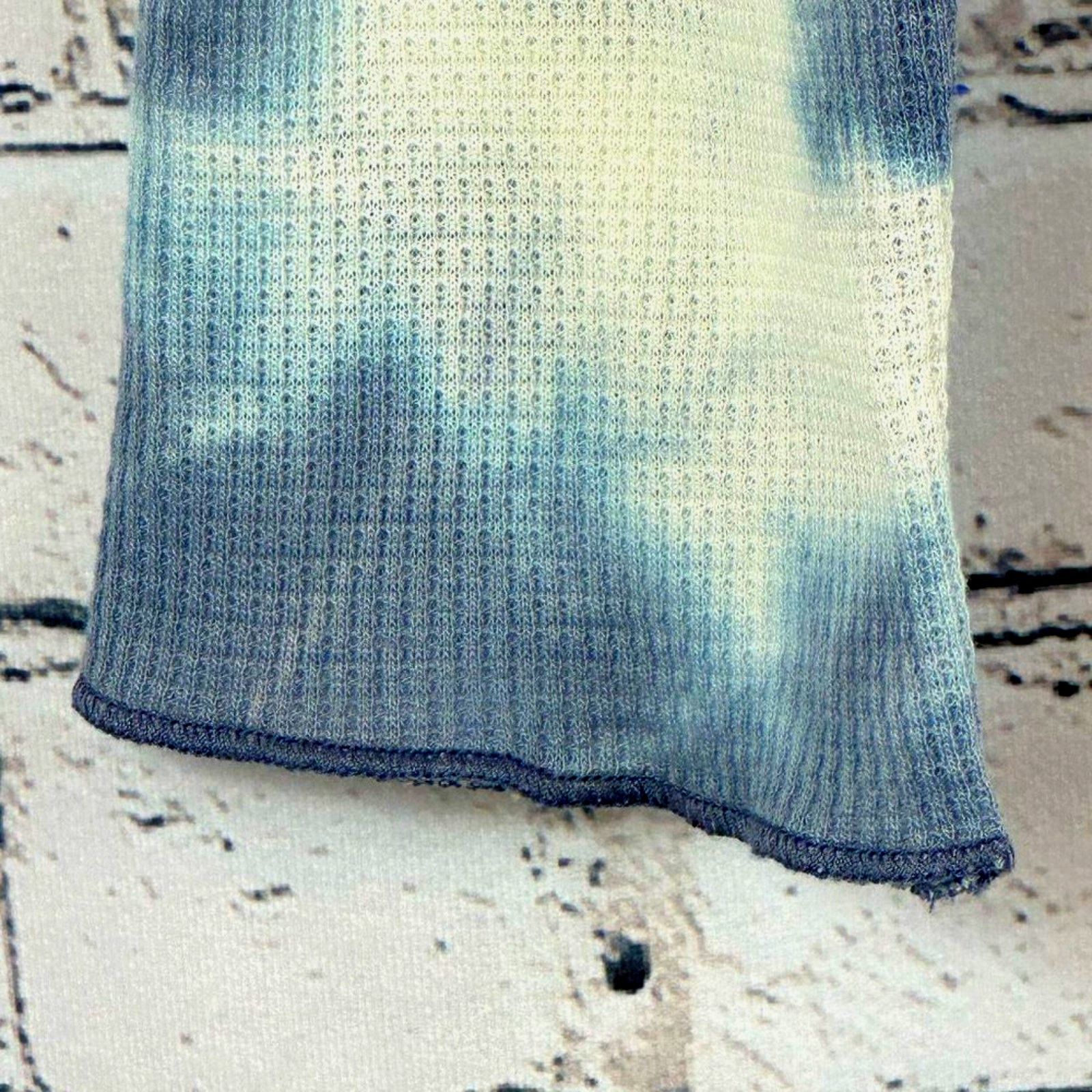 Nordstrom × Other All in Favor Tie Dye Waffle Knit Crop Top Grey XL Size XL / US 12-14 / IT 48-50 - 8 Thumbnail