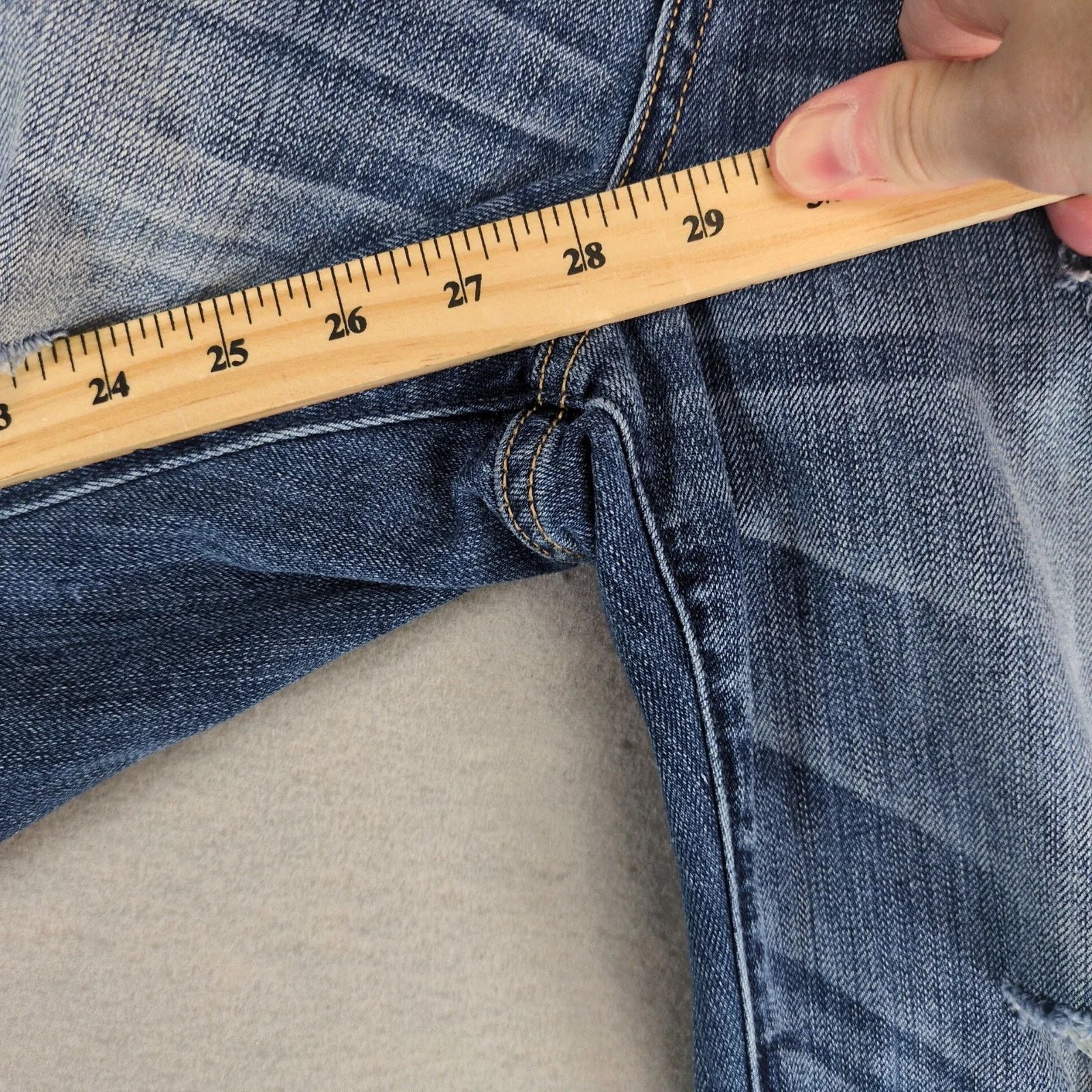 Abercrombie & Fitch Abercrombie & Fitch Destroyed Jeans Women's 8R 34x28" Ankle Size 30" / US 8 / IT 44 - 5 Thumbnail