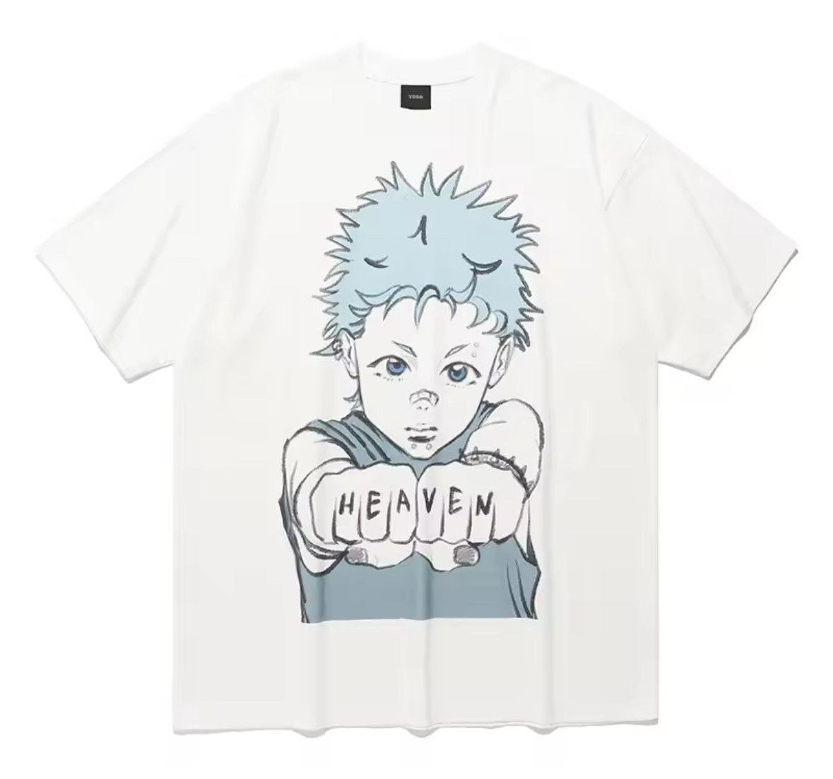 Other Streetwear Y2K Korean Anime Good Print T-Shirt Size US XXL / EU 58 / 5 - 1 Thumbnail