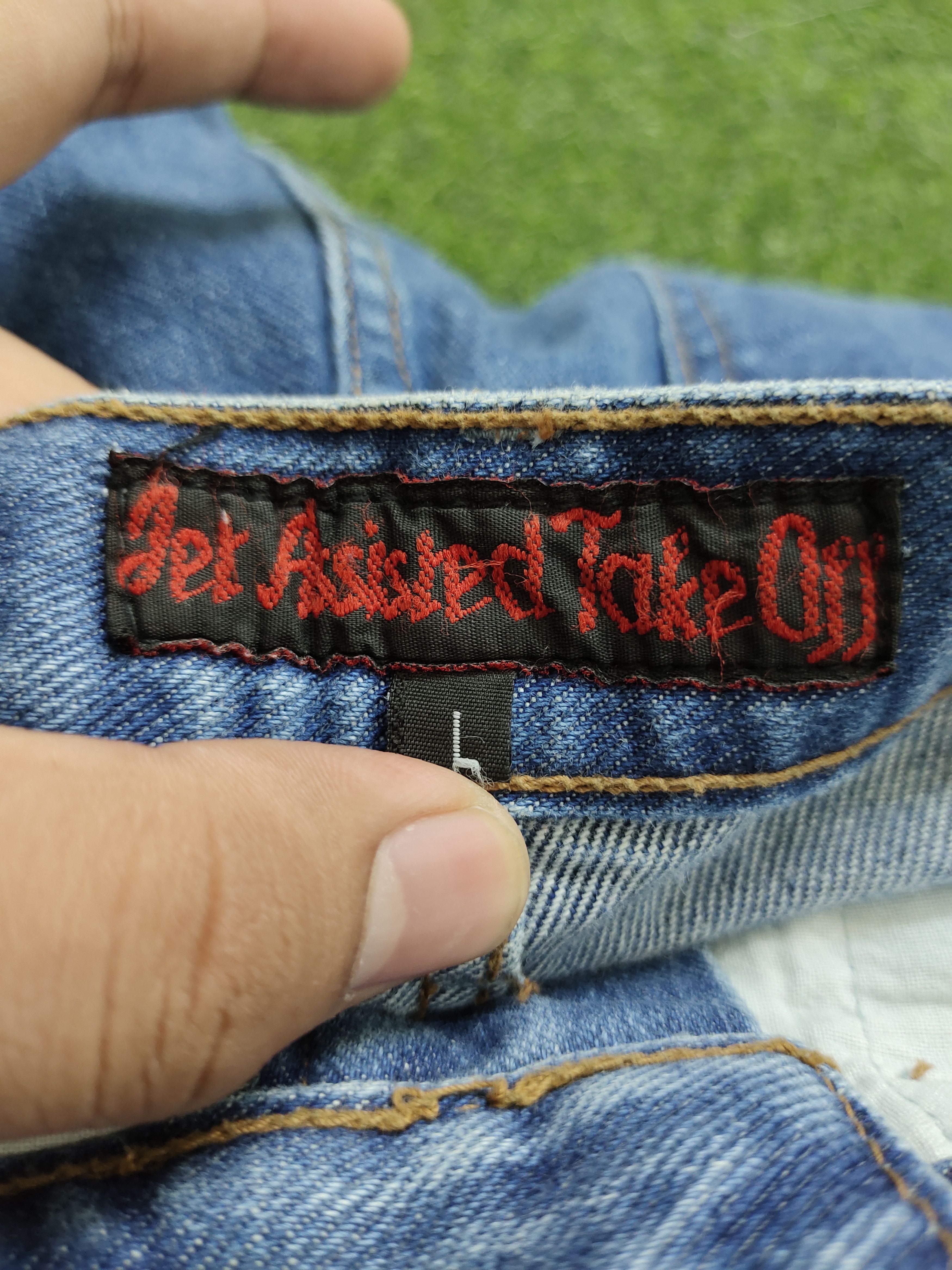 Vintage Crazy Vintage Y2k Jato Wide Leg Jnco Style Baggy Jeans Size US 31 - 16 Thumbnail