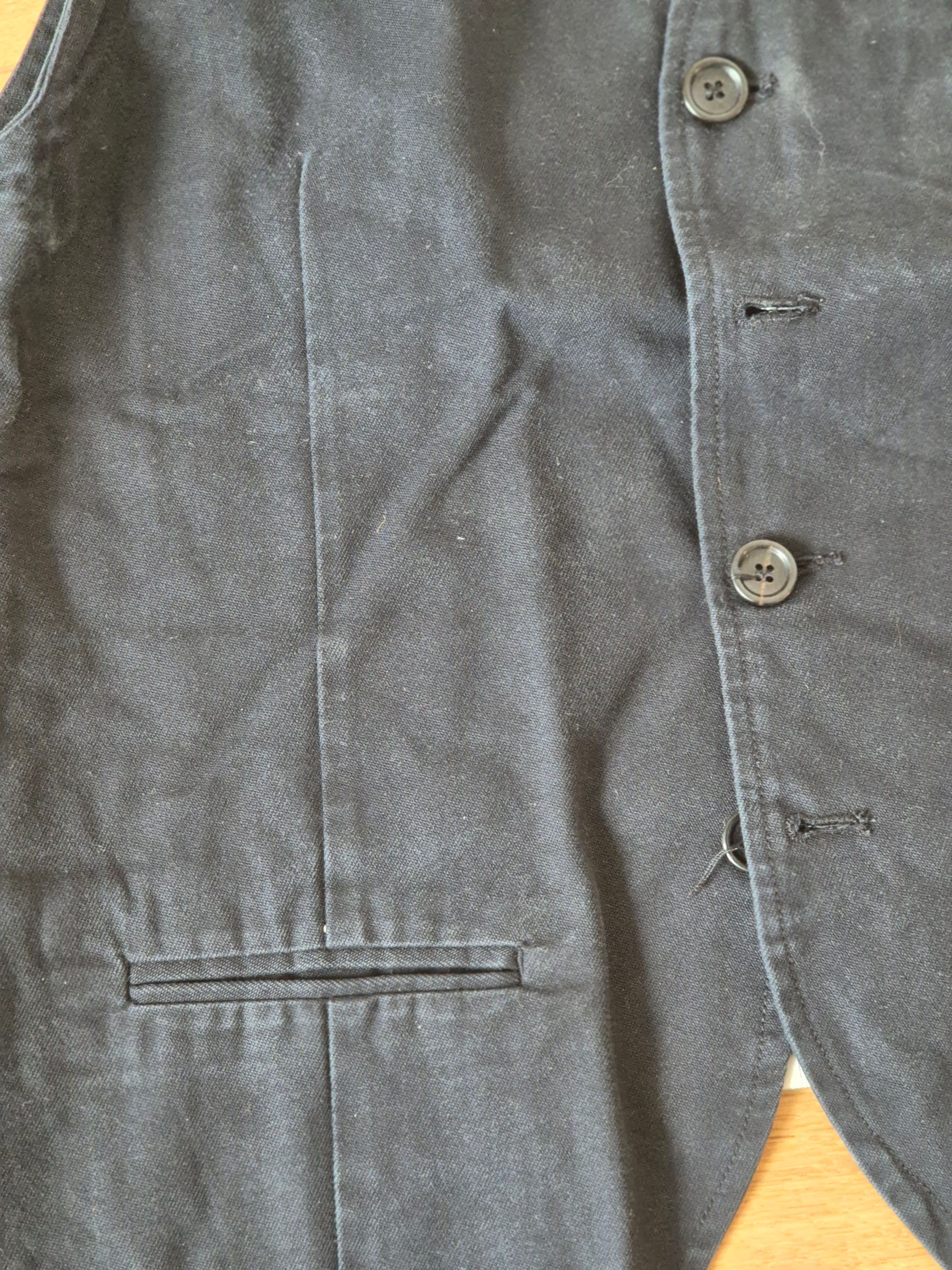 HANSEN Garments HANSEN Garments Black Waistcoat Size 46R - 3 Thumbnail