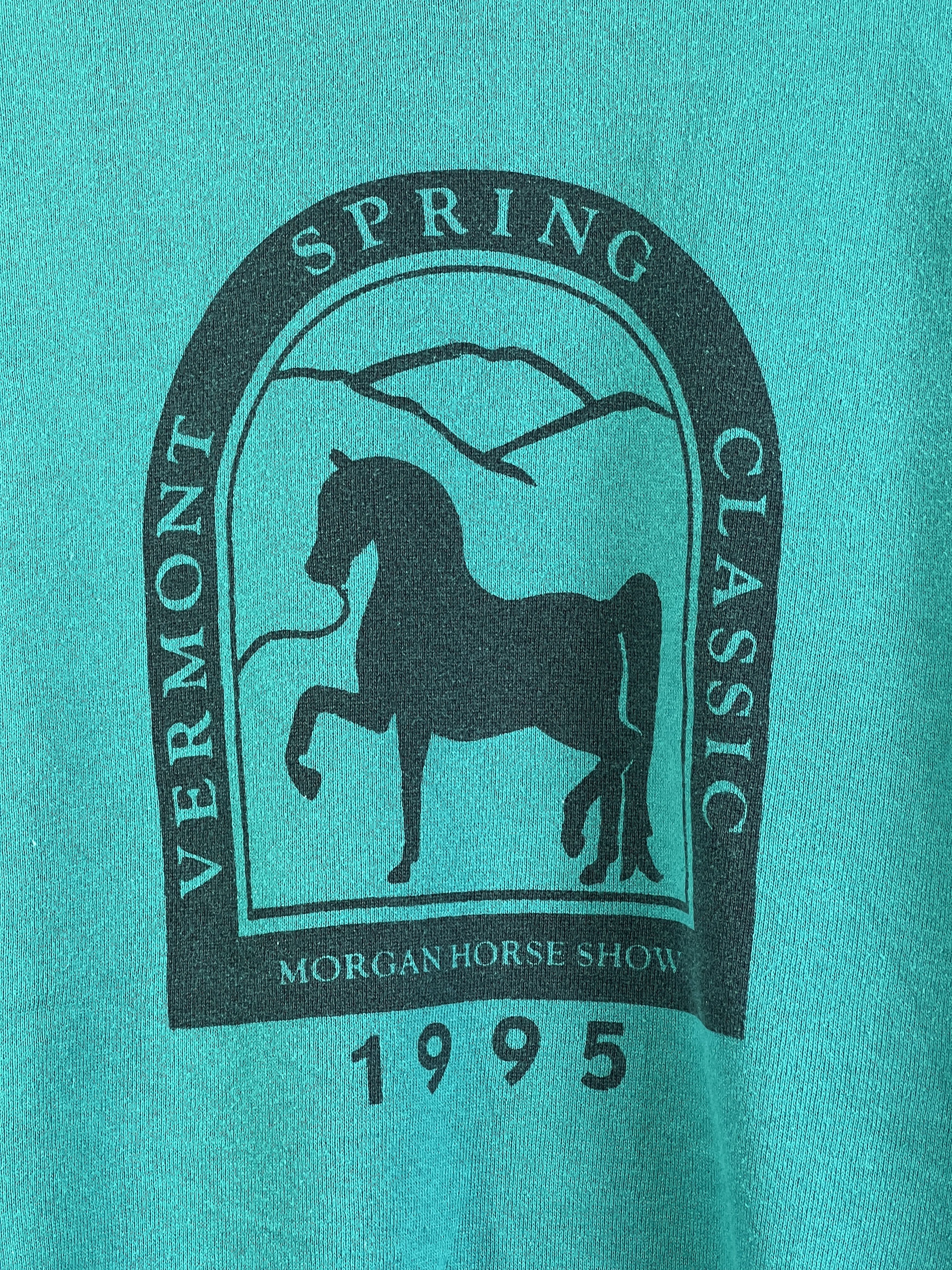 Vintage No.5118 VTG 90s Morgan Horse Show Graphic Sweatshirt (XL) Size US XL / EU 56 / 4 - 2 Thumbnail