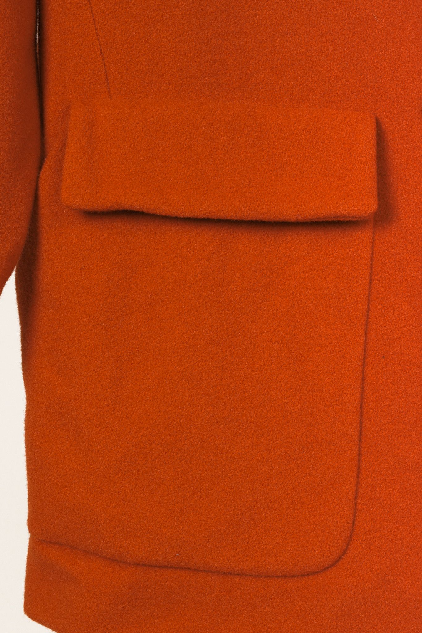 Dries Van Noten Dries Van Noten Orange Wool Oversized Double Breasted Jacket Size M / US 6-8 / IT 42-44 - 8 Thumbnail