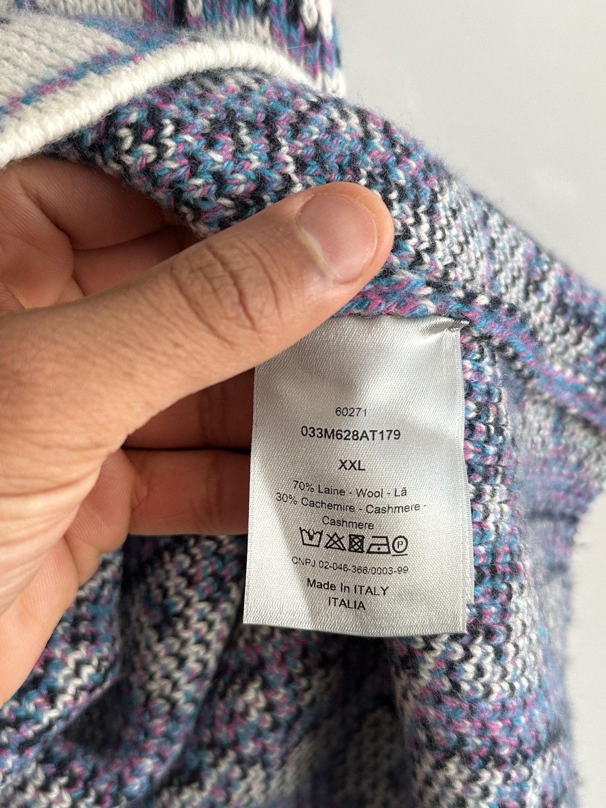 Dior × Stussy Dior x Shawn Stüssy Oblique Sweater Size US XXL / EU 58 / 5 - 5 Thumbnail