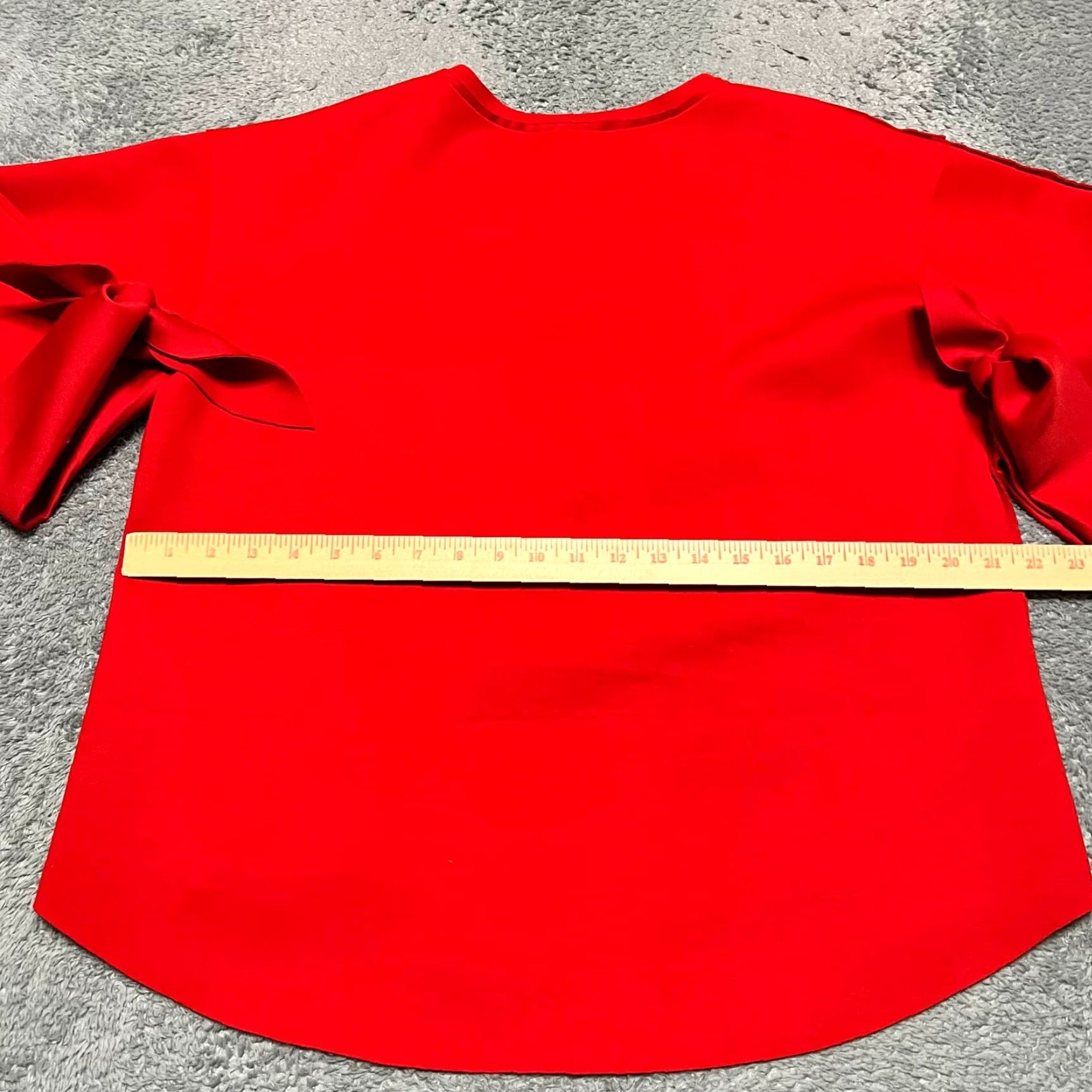 Vintage IC by Connie K Sweatshirt Womens Large Red Tie Sleeve Made USA Shirt Womens L Red Size L / US 10 / IT 46 - 4 Thumbnail