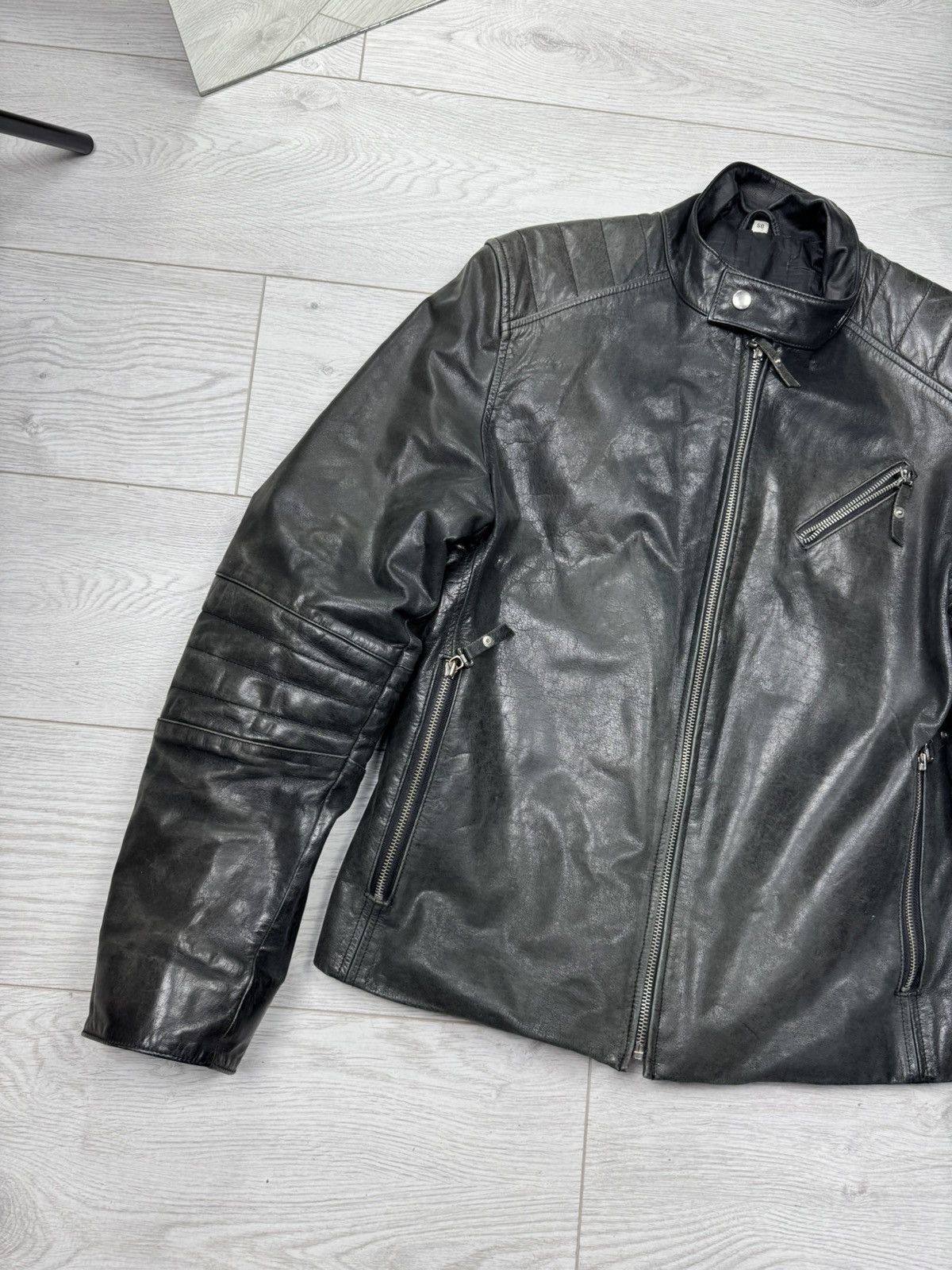 Genuine Leather × Vintage Leonardo Sportiva Vintage Real Leather Jacket Size US M / EU 48-50 / 2 - 2 Thumbnail