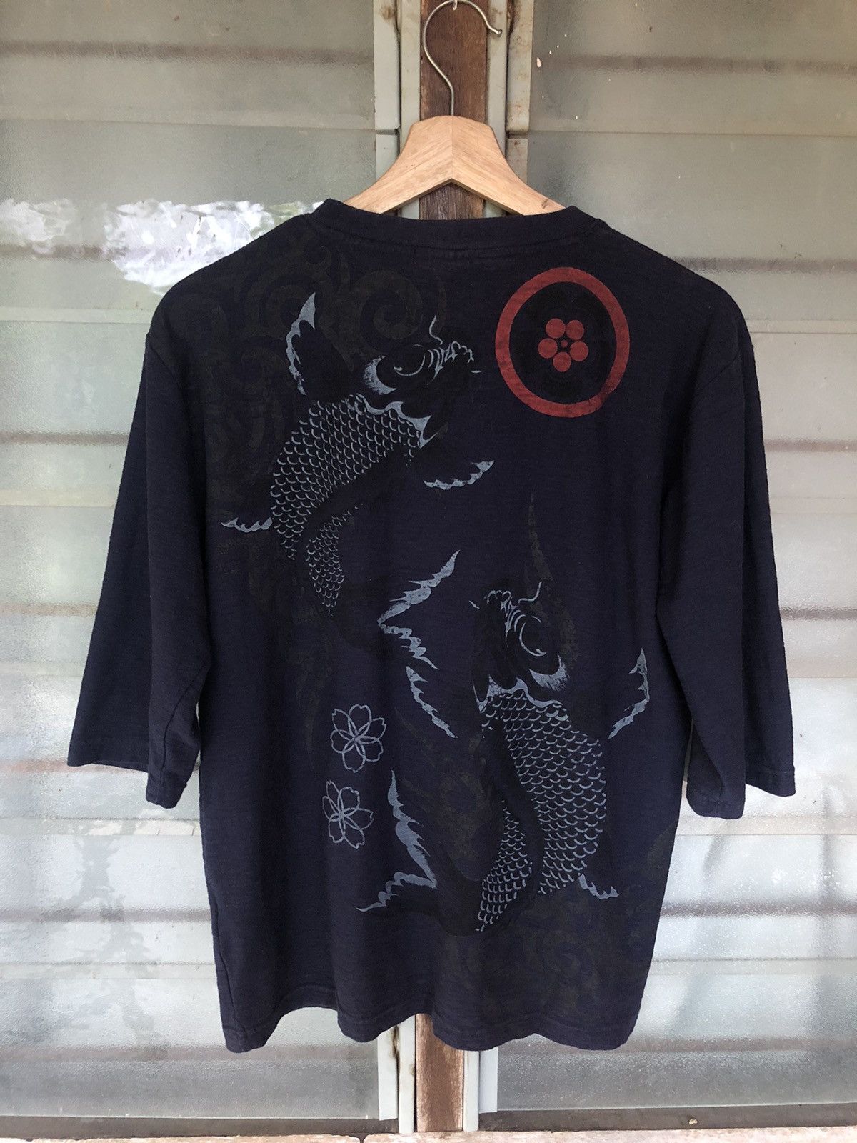 Bullet Noise Bullet Noise Sukajan Fish Koi Japanese Shirt Tee Size US L / EU 52-54 / 3 - 7 Thumbnail