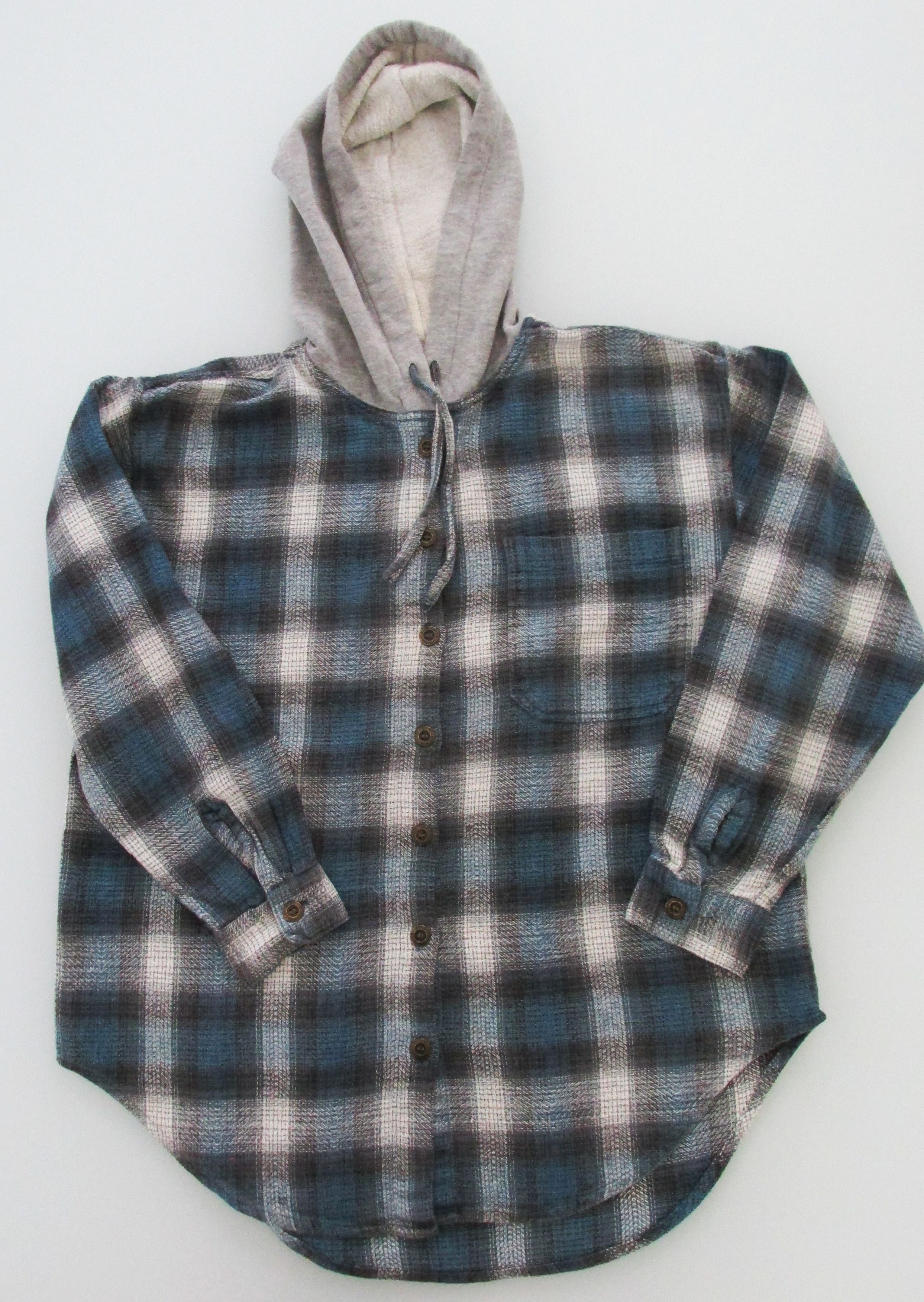 Other Pride Women's Flannel Hoodie Shirt Size Medium (Juniors) Size M / US 6-8 / IT 42-44 - 1 Thumbnail