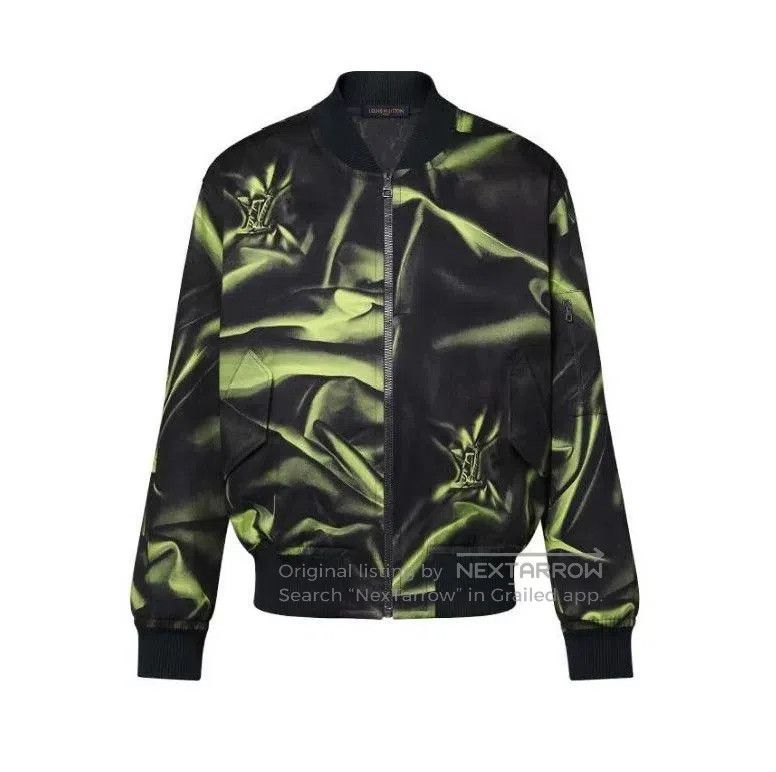 Louis Vuitton LV Autumn Winter New Rendered Baseball Jacket. Size US M / EU 48-50 / 2 - 1 Thumbnail