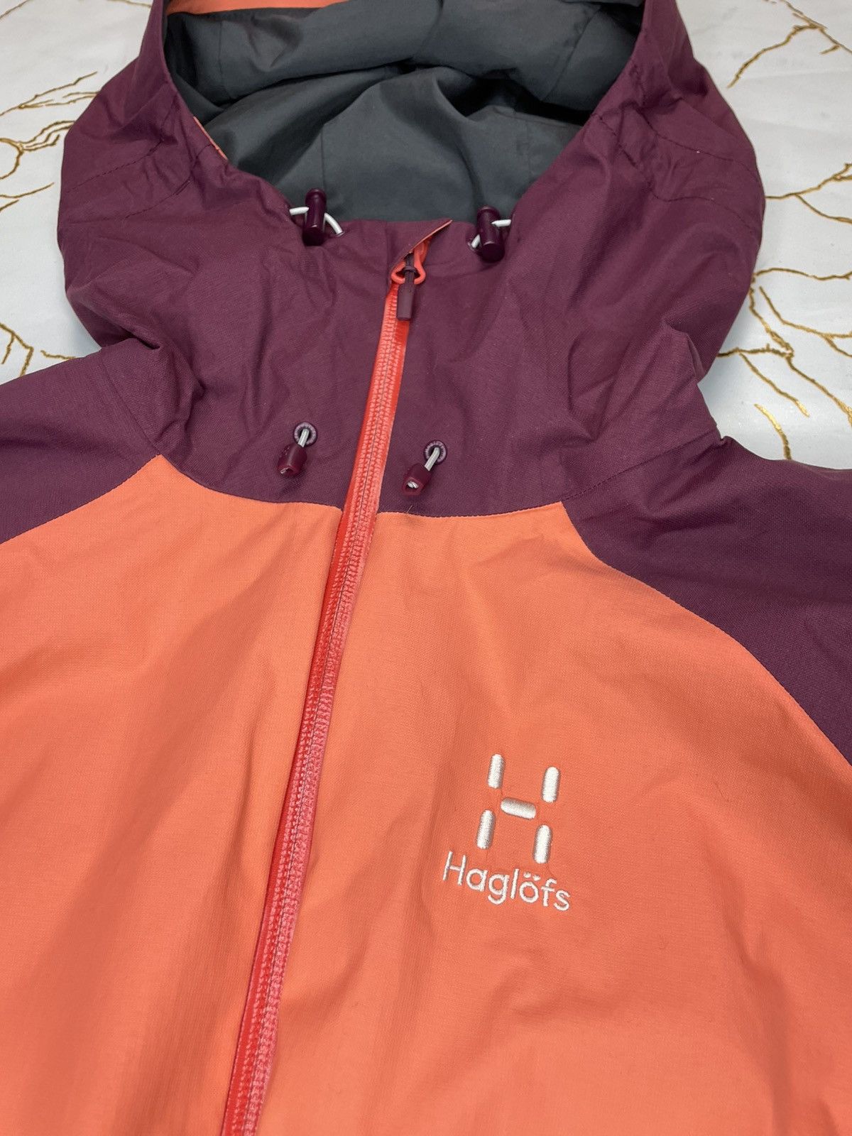 Haglofs Haglofs Women Orange Burgundy Full Zip Esker Jacket Medium Size M / US 6-8 / IT 42-44 - 3 Thumbnail