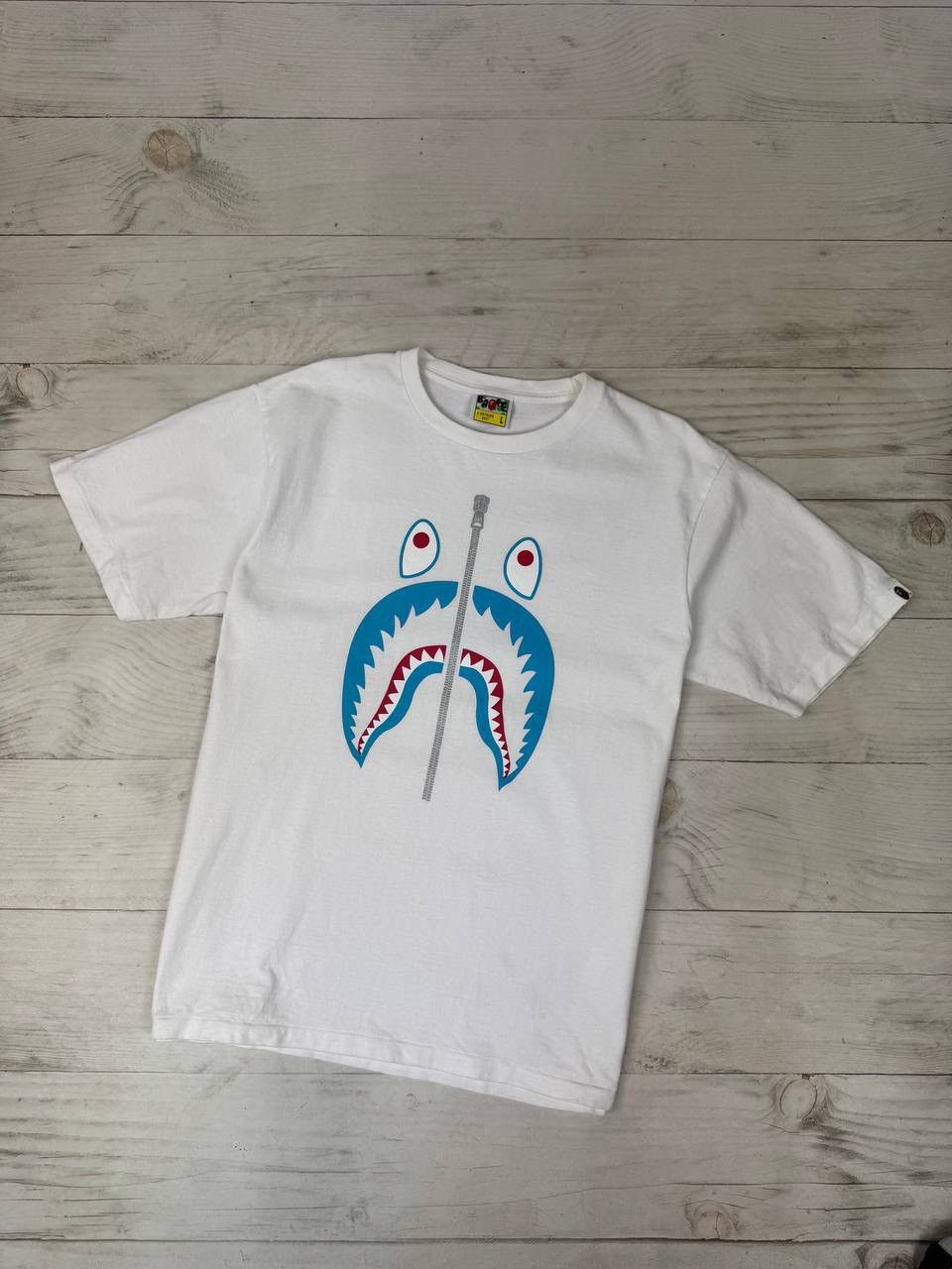 Bape Shark Tee Size US L / EU 52-54 / 3 - 1 Thumbnail