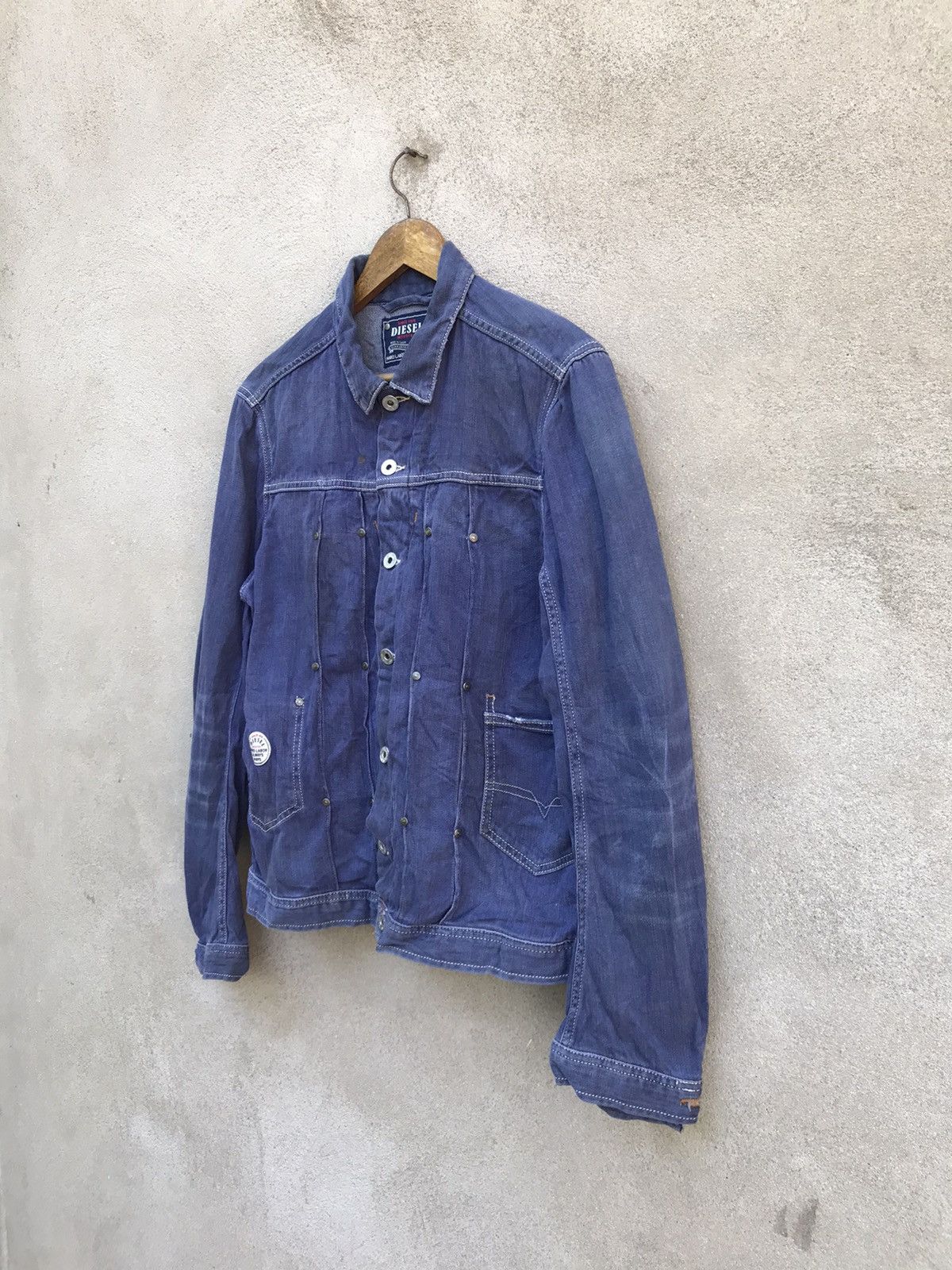 Diesel VINTAGE DIESEL DISTRESSED DENIM JACKET MADPUNK SEDITIONARIES Size US M / EU 48-50 / 2 - 3 Thumbnail