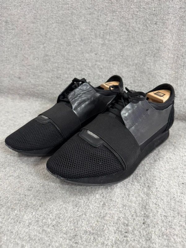 Balenciaga Balenciaga Race Runner Black Low Sneakers leather size 43 Size US 10 / EU 43 - 6 Thumbnail