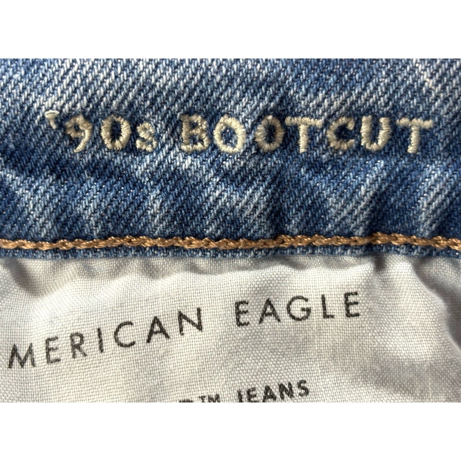 American Eagle Outfitters American Eagle 90s Bootcut Jeans Sz 2 Short Women’s Y2K Front Slit Stretch Size 26" / US 2 / IT 38 - 7 Thumbnail