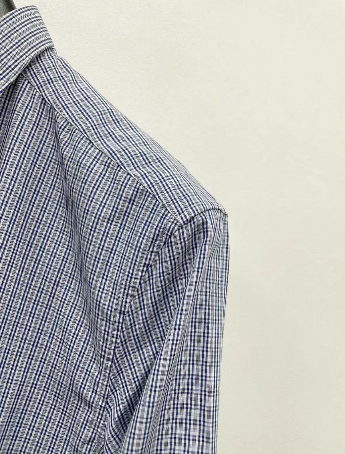Z Zegna ZEGNA 100% Cotton Long Sleeve Shirt J30 Size US S / EU 44-46 / 1 - 3 Thumbnail