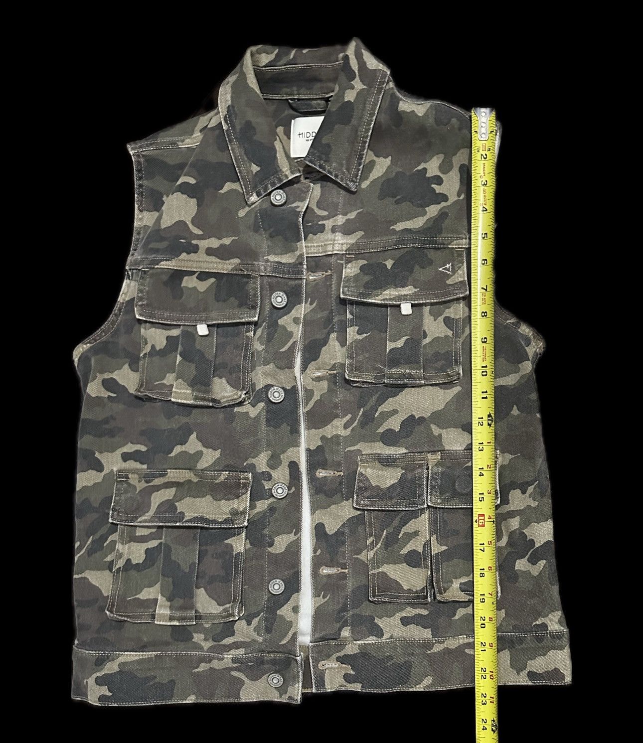 HIDDEN HIDDEN Camo Vest Size XS / US 0-2 / IT 36-38 - 4 Thumbnail