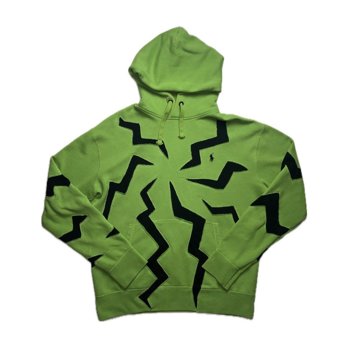 1 Of 1 Custom Polo Ralph Lauren Custom Lime Polo Hoodie Grailed