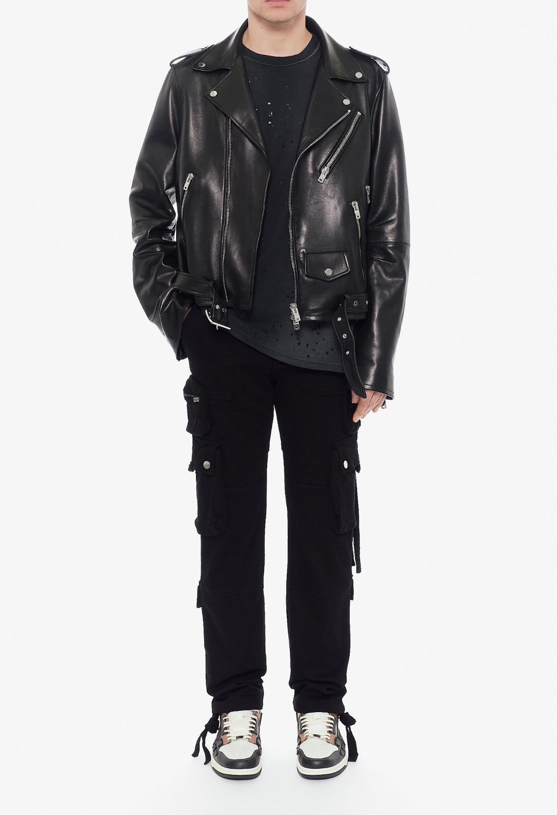 Amiri Last Size Amiri Tactical Black Cargo Denim Pants Size US 33 - 4 Thumbnail
