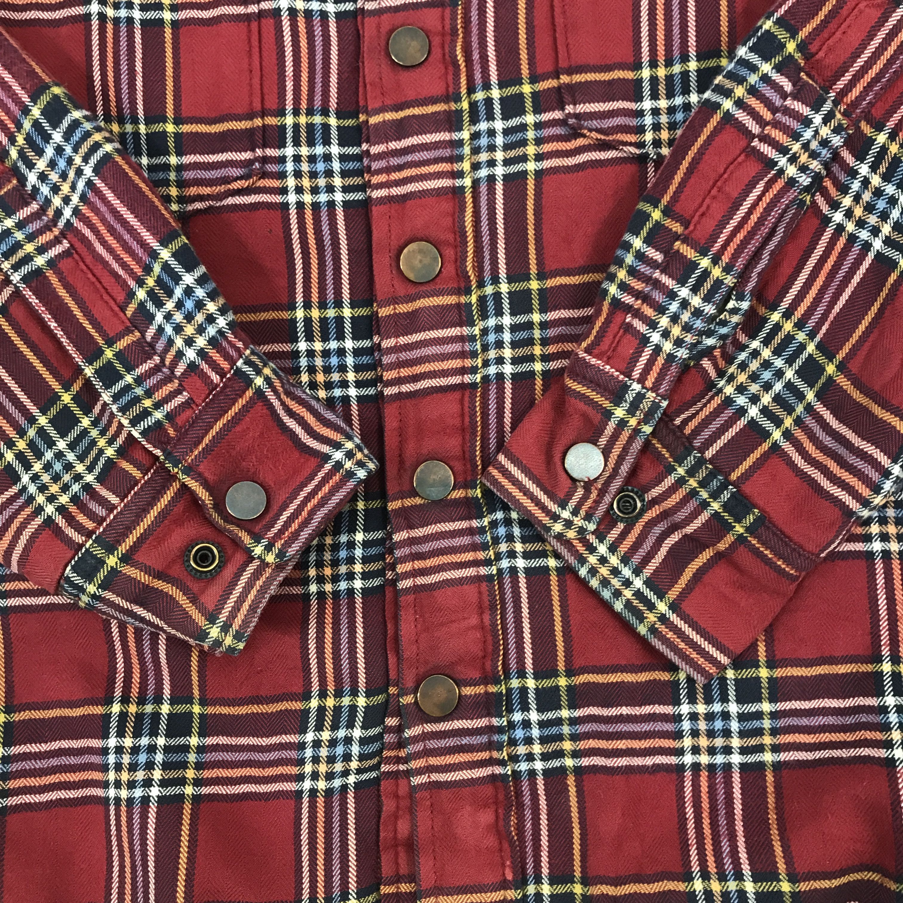 Lands' End × Vintage Vintage Lands end Flannel Snap Button jacket Size US M / EU 48-50 / 2 - 7 Thumbnail