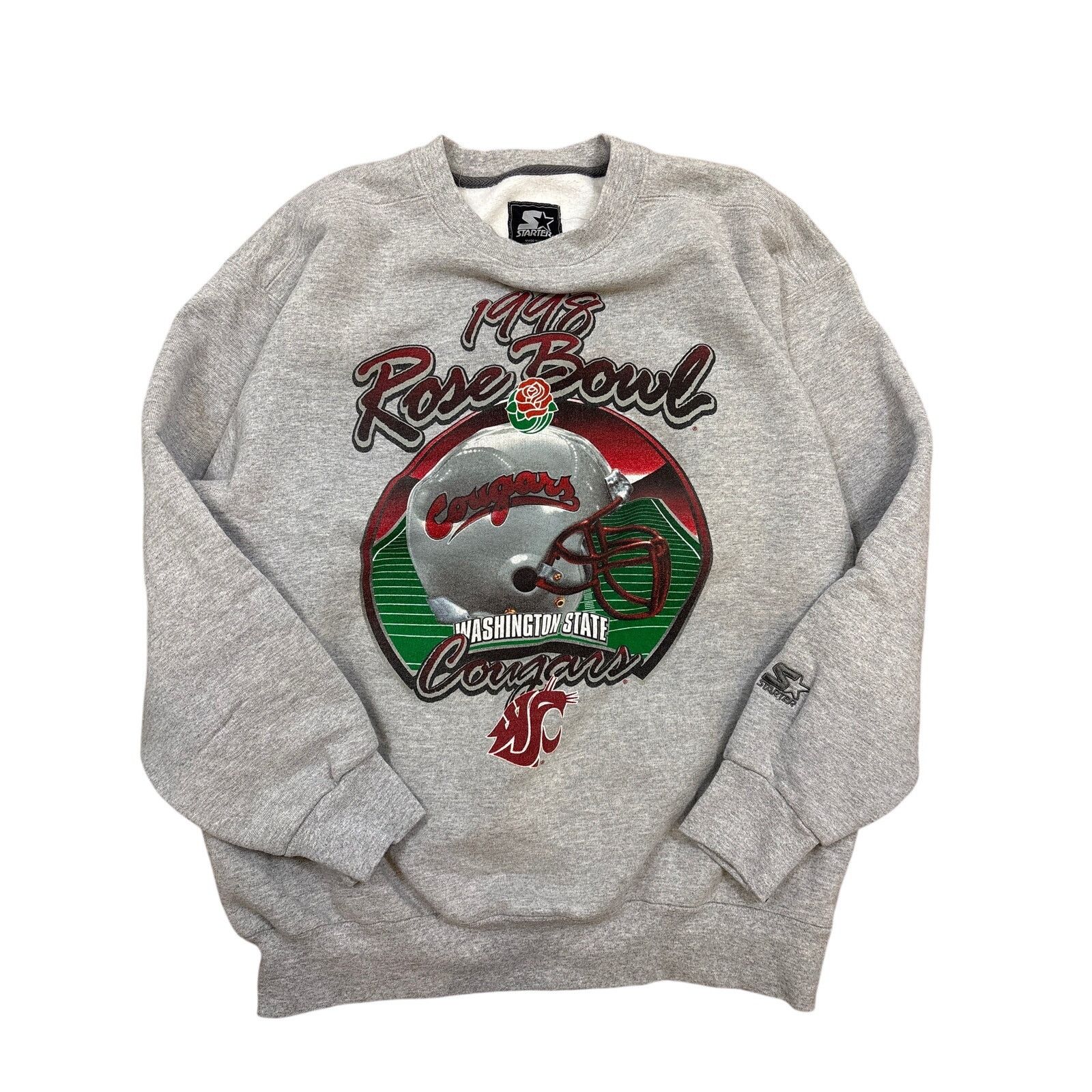 Starter VTG 1998 Starter crew neck Rose Bowl WSU cougars L Size US L / EU 52-54 / 3 - 6 Thumbnail