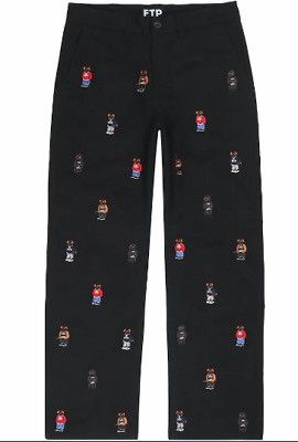 Fuck The Population FTP bear black chinos Size US 32 / EU 48 - 3 Thumbnail