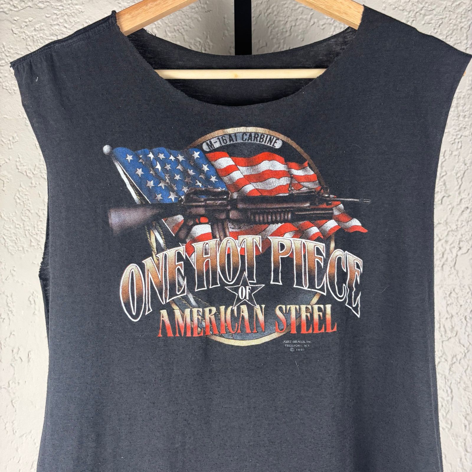 Harley Davidson Harley Davidson 3D Emblem 1987 American Steel Gun Med Shirt Size US M / EU 48-50 / 2 - 2 Thumbnail