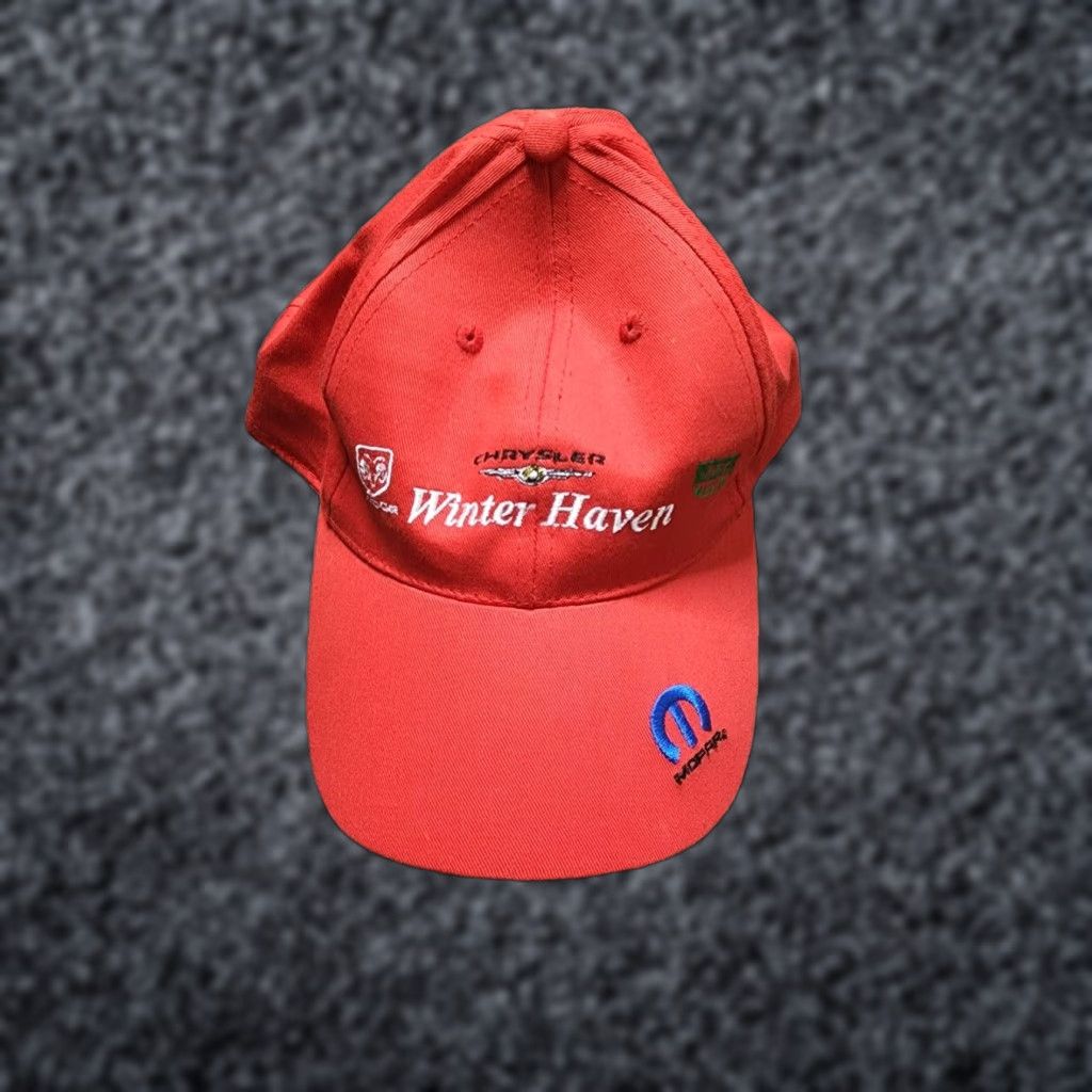 Jeep MOPAR RED Baseball Hat Cap One Size Winter Haven FL Chrysler, Dodge, Jeep Men Baseball Cap Adjustable Canvas 100% Cotton Rubber? Size ONE SIZE - 1 Thumbnail
