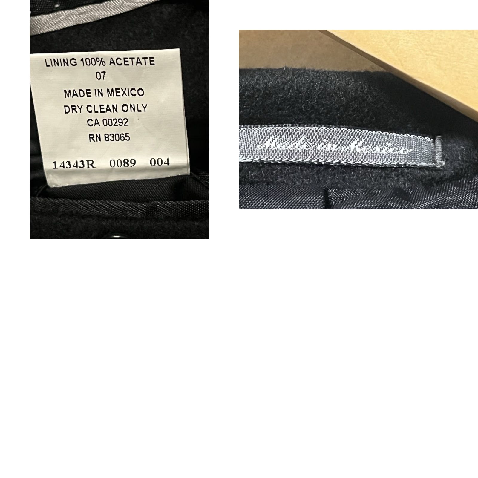 Vintage Lanificio Fedora Coat Black 48T 100% Cashmere Overcoat Big & Tall Mens Long Buttoned 4 Seasons Fall Winter Spring Summer Made in Mexico Size US M / EU 48-50 / 2 - 9 Thumbnail