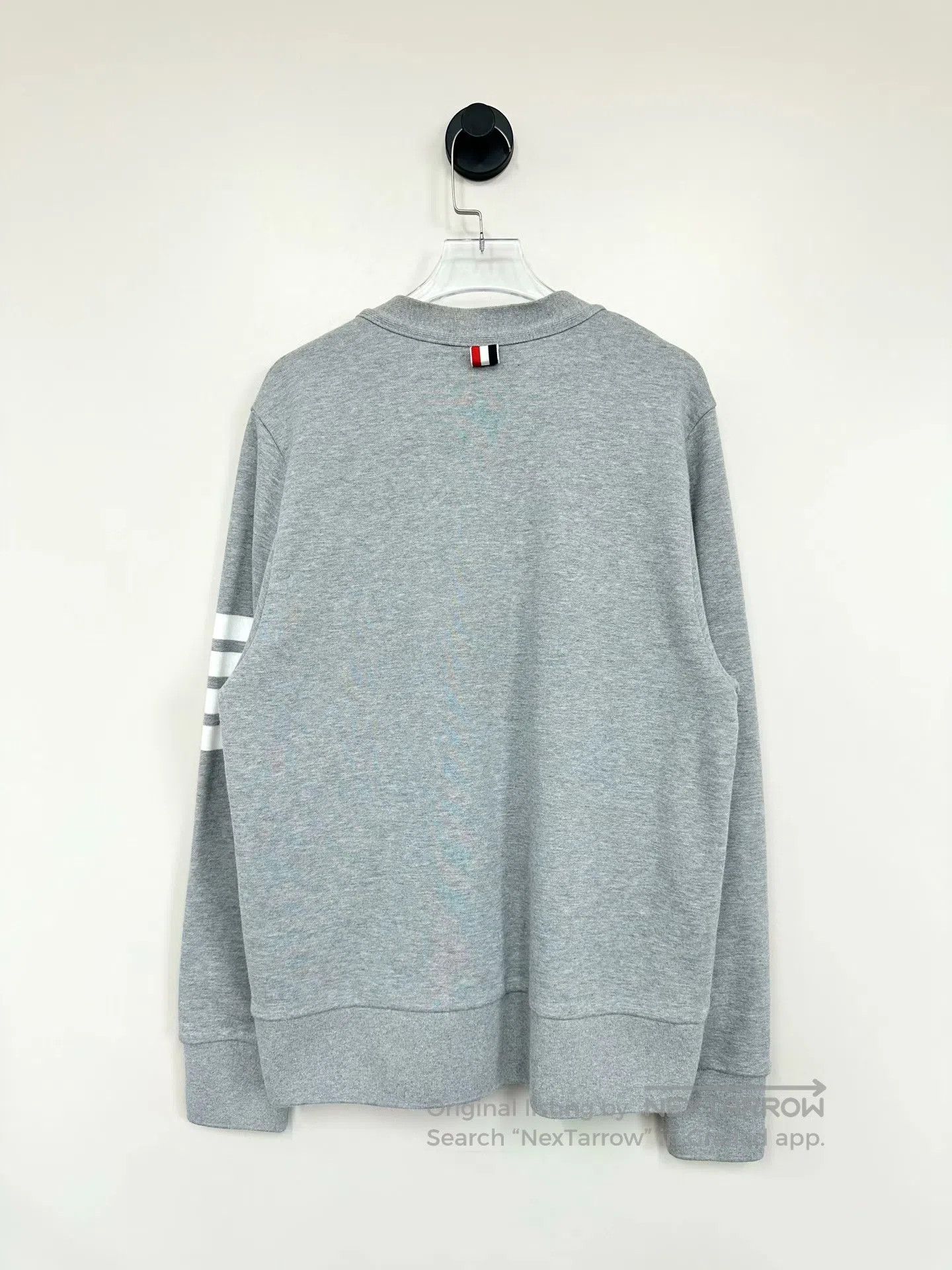 Thom Browne Thom Browne Grey Classic Four-stripe Knit Cardigan Jacket| Size US S / EU 44-46 / 1 - 2 Thumbnail