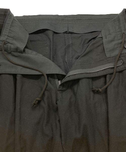 Yohji Yamamoto Yohji Yamamoto pour homme C TWILL HEM RIB PANTS Size US 38 / EU 54 - 4 Thumbnail