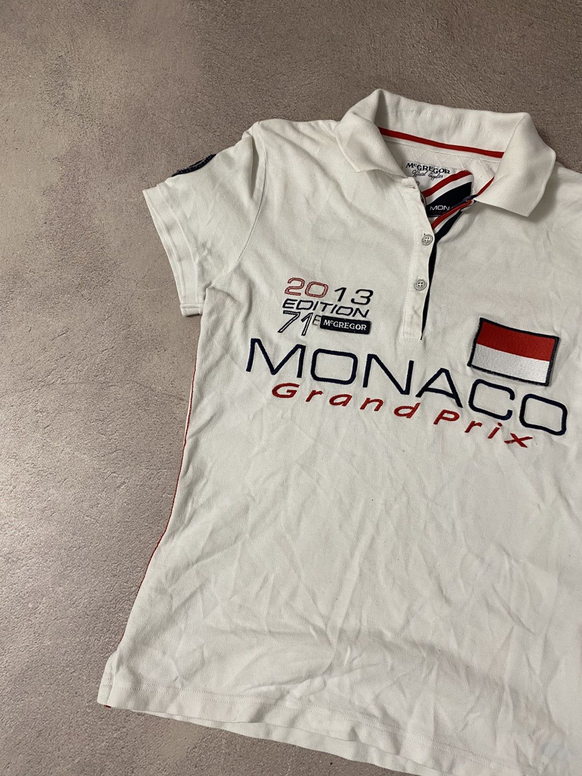 Japanese Brand Vintage Monaco Polo Ralph Lauren style Rugby Polo Size M / US 6-8 / IT 42-44 - 2 Thumbnail